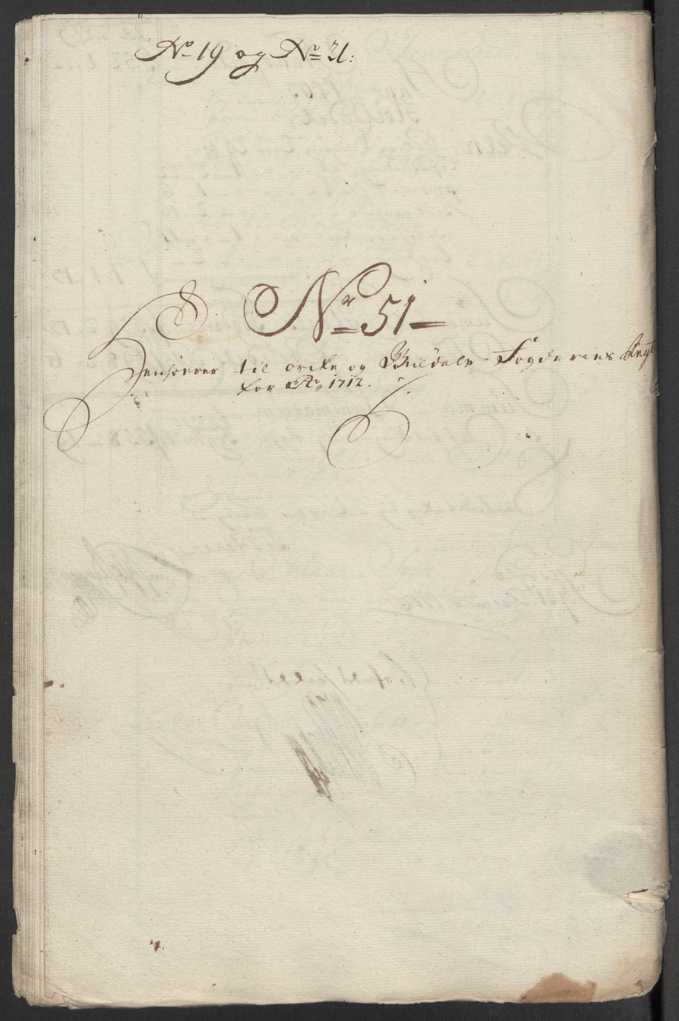 Rentekammeret inntil 1814, Reviderte regnskaper, Fogderegnskap, AV/RA-EA-4092/R60/L3963: Fogderegnskap Orkdal og Gauldal, 1712, p. 434