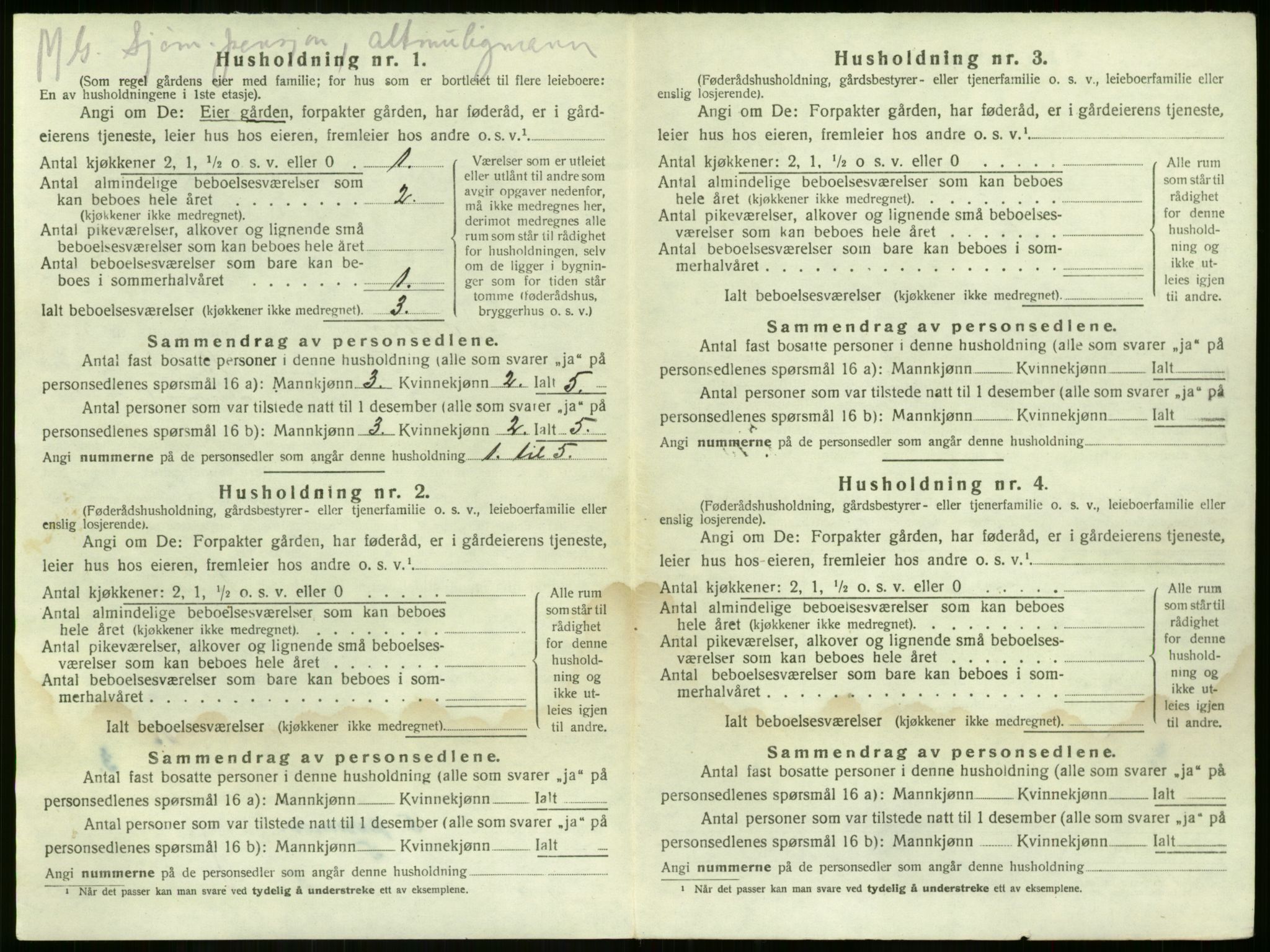 SAKO, 1920 census for Nøtterøy, 1920, p. 1694