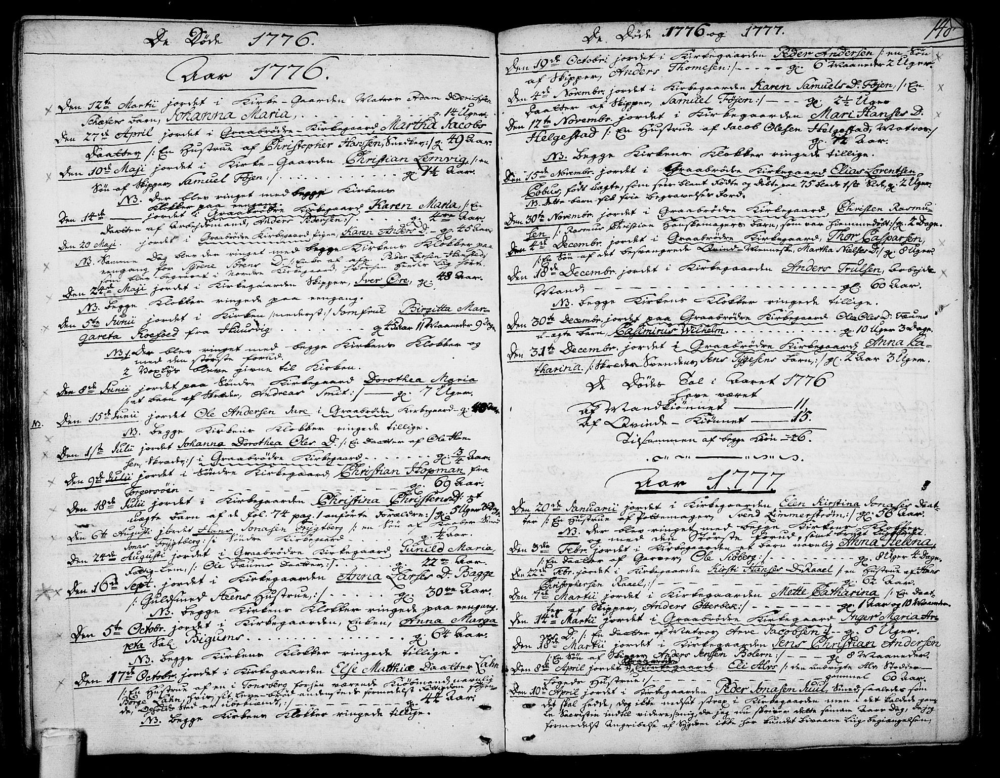 Tønsberg kirkebøker, AV/SAKO-A-330/F/Fa/L0002: Parish register (official) no. I 2, 1760-1796, p. 148