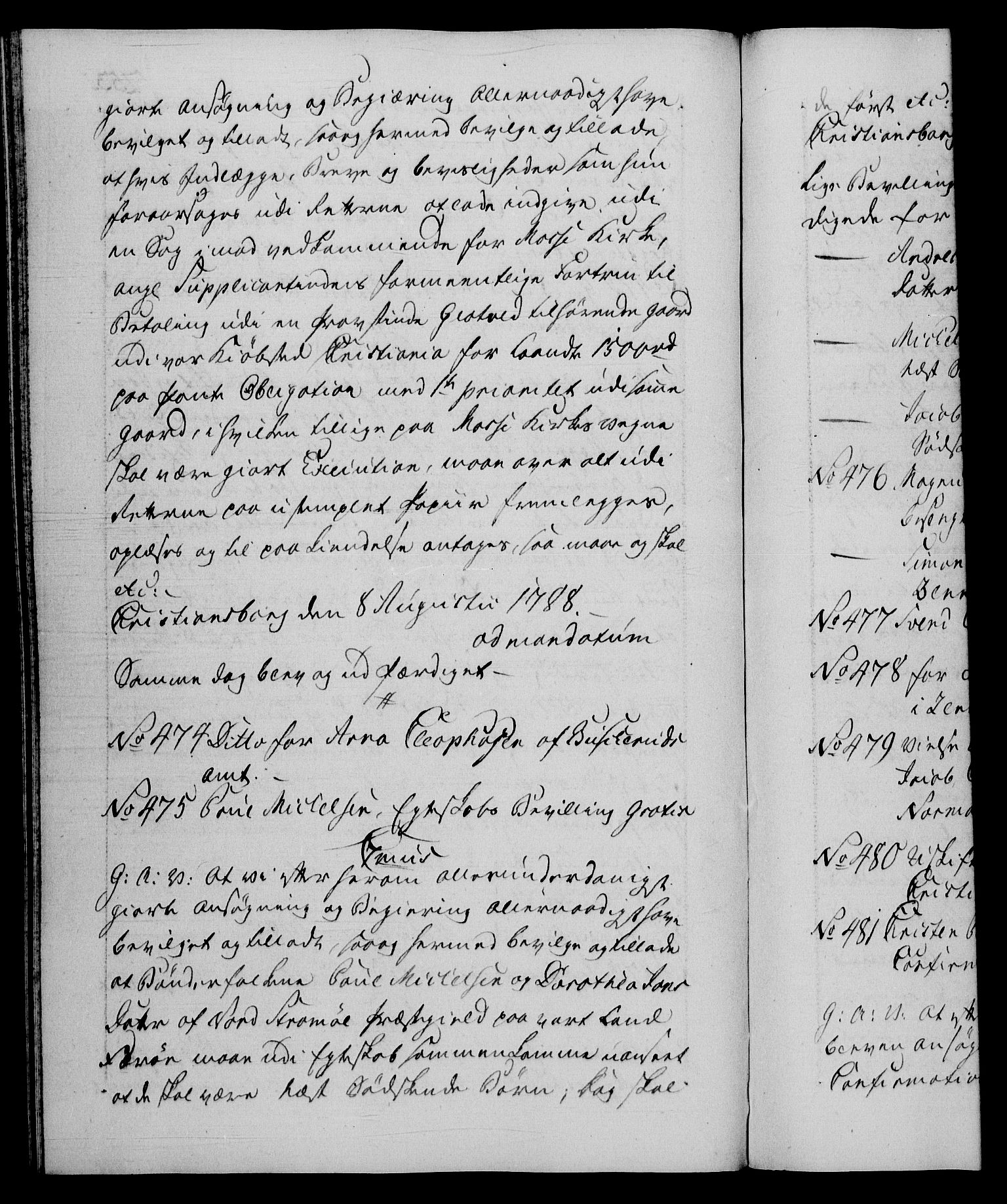 Danske Kanselli 1572-1799, AV/RA-EA-3023/F/Fc/Fca/Fcaa/L0052: Norske registre, 1788-1789, p. 253b