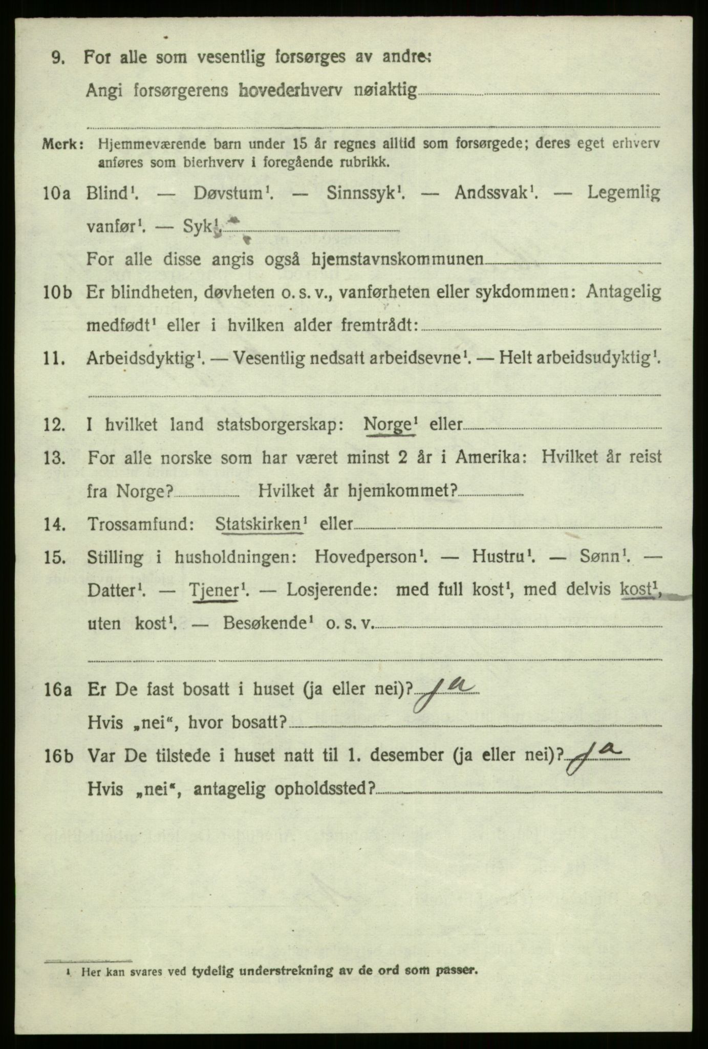 SAB, 1920 census for Kinn, 1920, p. 4492