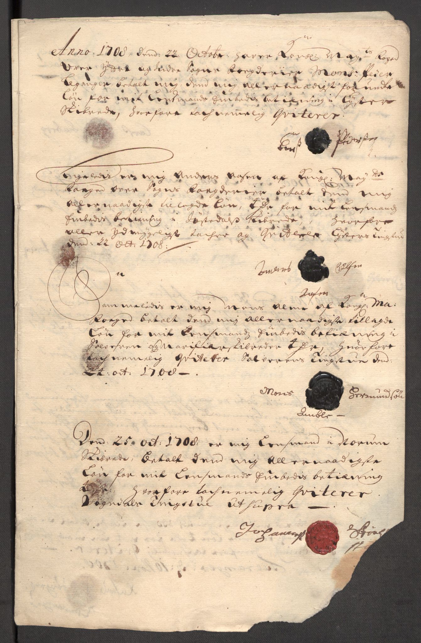 Rentekammeret inntil 1814, Reviderte regnskaper, Fogderegnskap, AV/RA-EA-4092/R52/L3315: Fogderegnskap Sogn, 1708, p. 166