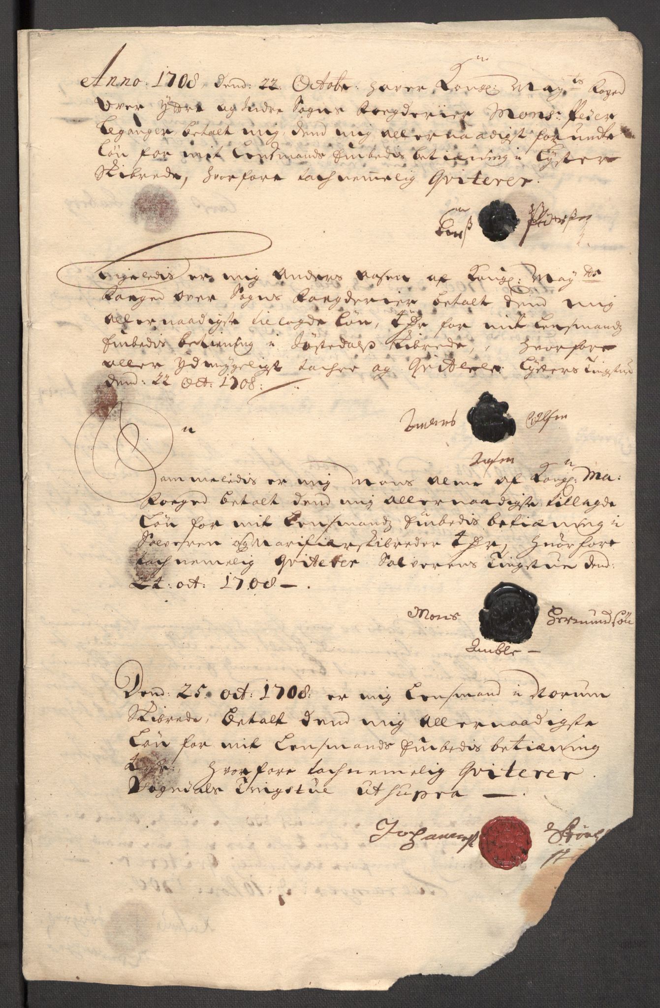 Rentekammeret inntil 1814, Reviderte regnskaper, Fogderegnskap, RA/EA-4092/R52/L3315: Fogderegnskap Sogn, 1708, p. 166