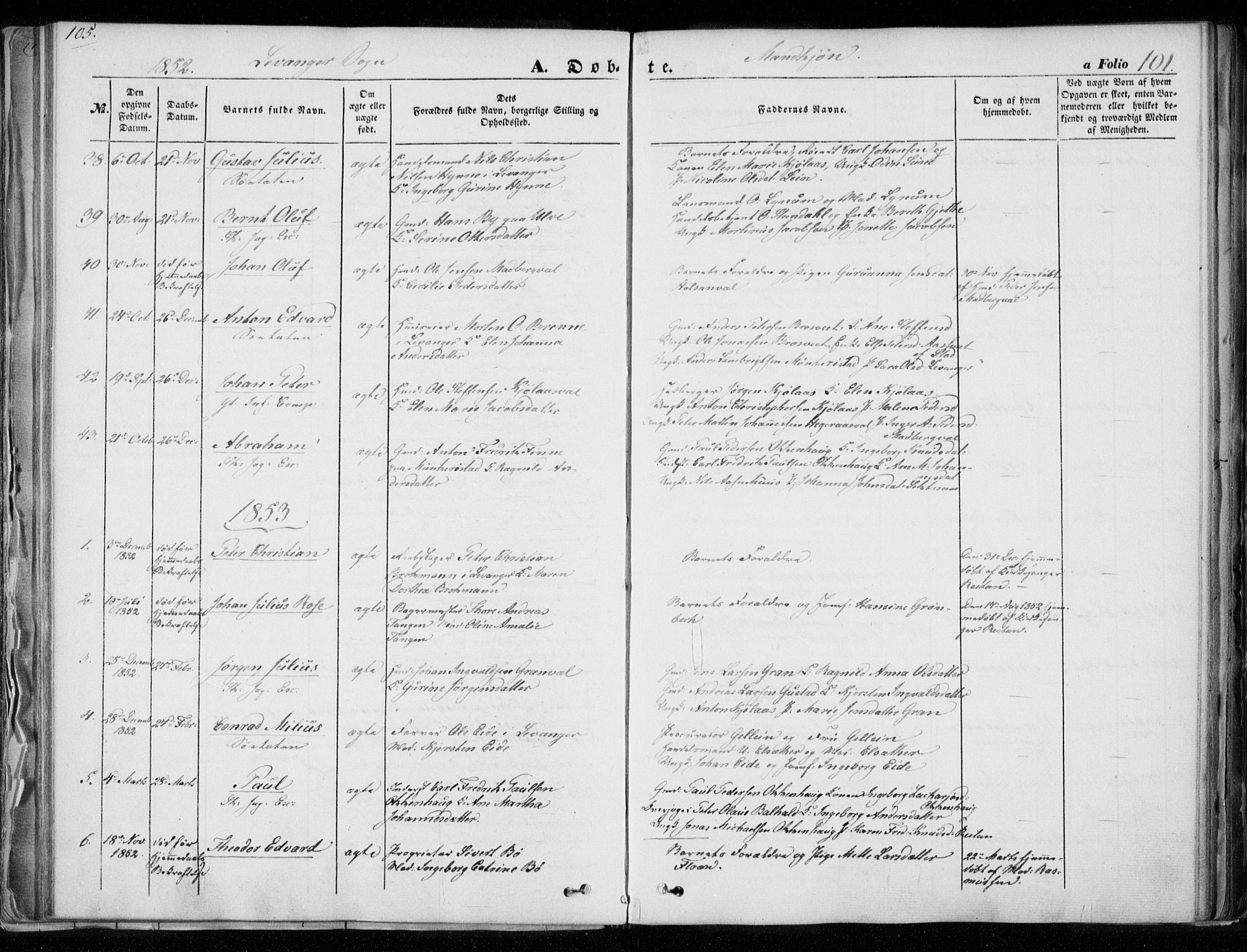 Ministerialprotokoller, klokkerbøker og fødselsregistre - Nord-Trøndelag, SAT/A-1458/720/L0183: Parish register (official) no. 720A01, 1836-1855, p. 101