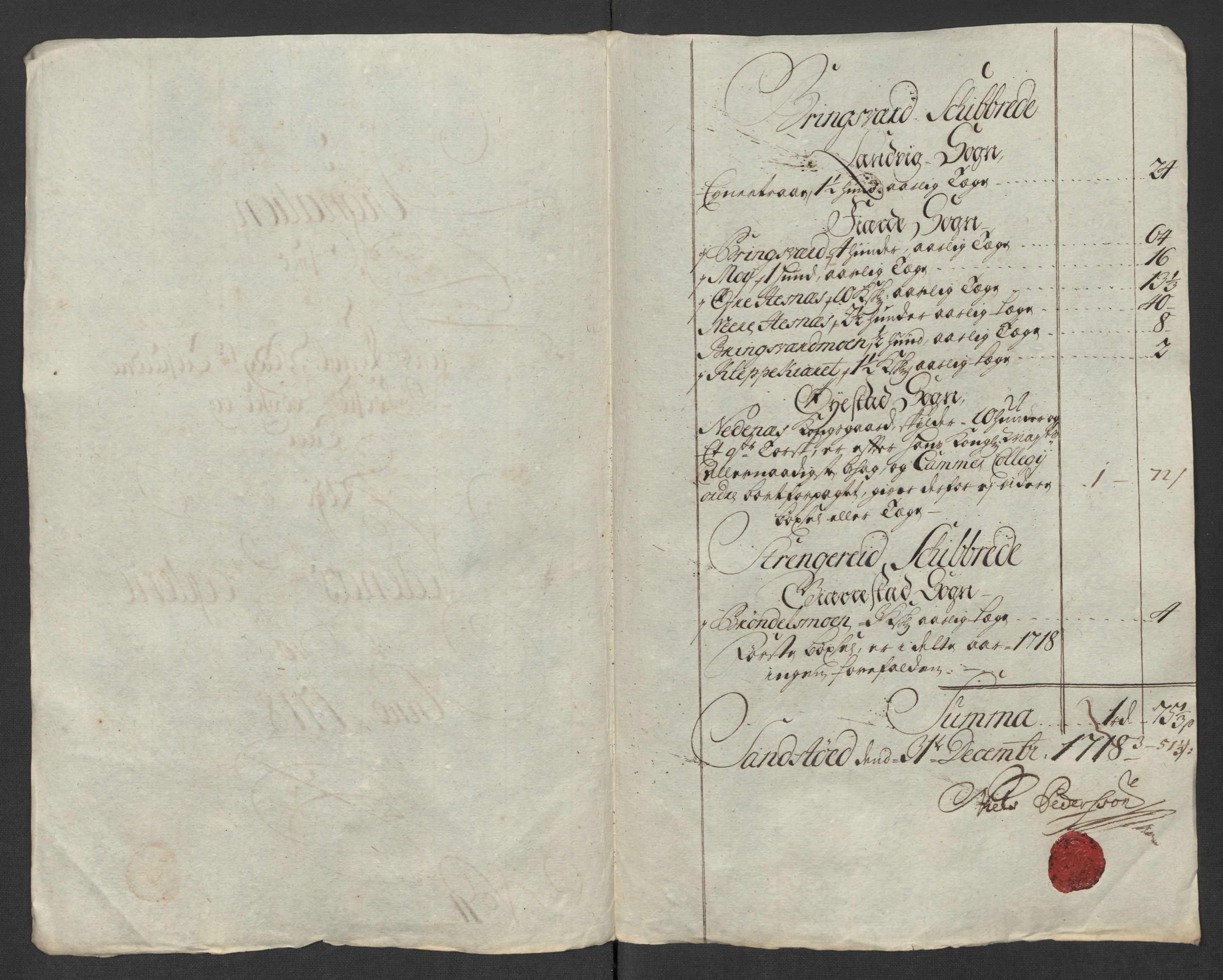 Rentekammeret inntil 1814, Reviderte regnskaper, Fogderegnskap, AV/RA-EA-4092/R39/L2327: Fogderegnskap Nedenes, 1718, p. 215