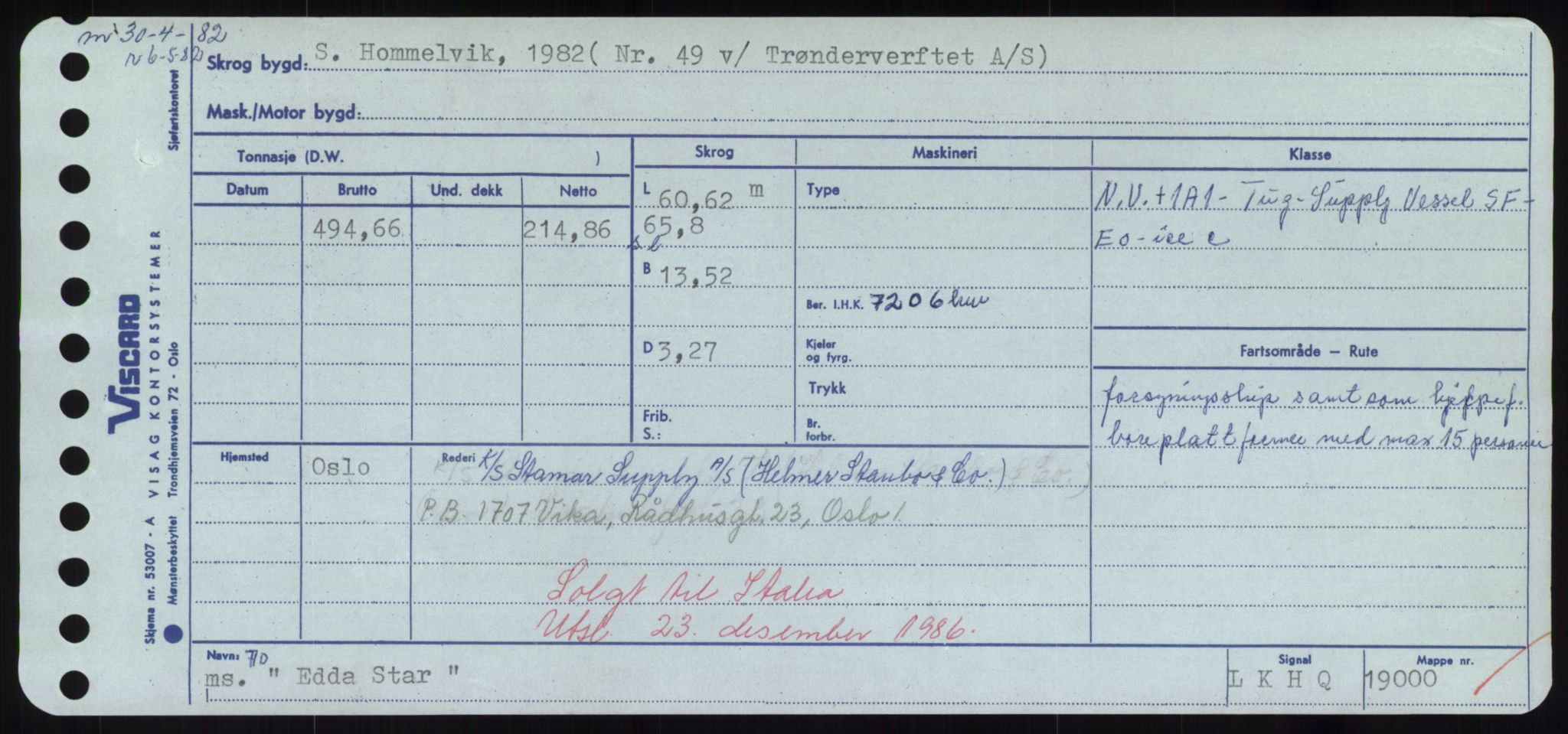 Sjøfartsdirektoratet med forløpere, Skipsmålingen, AV/RA-S-1627/H/Hd/L0009: Fartøy, E, p. 31