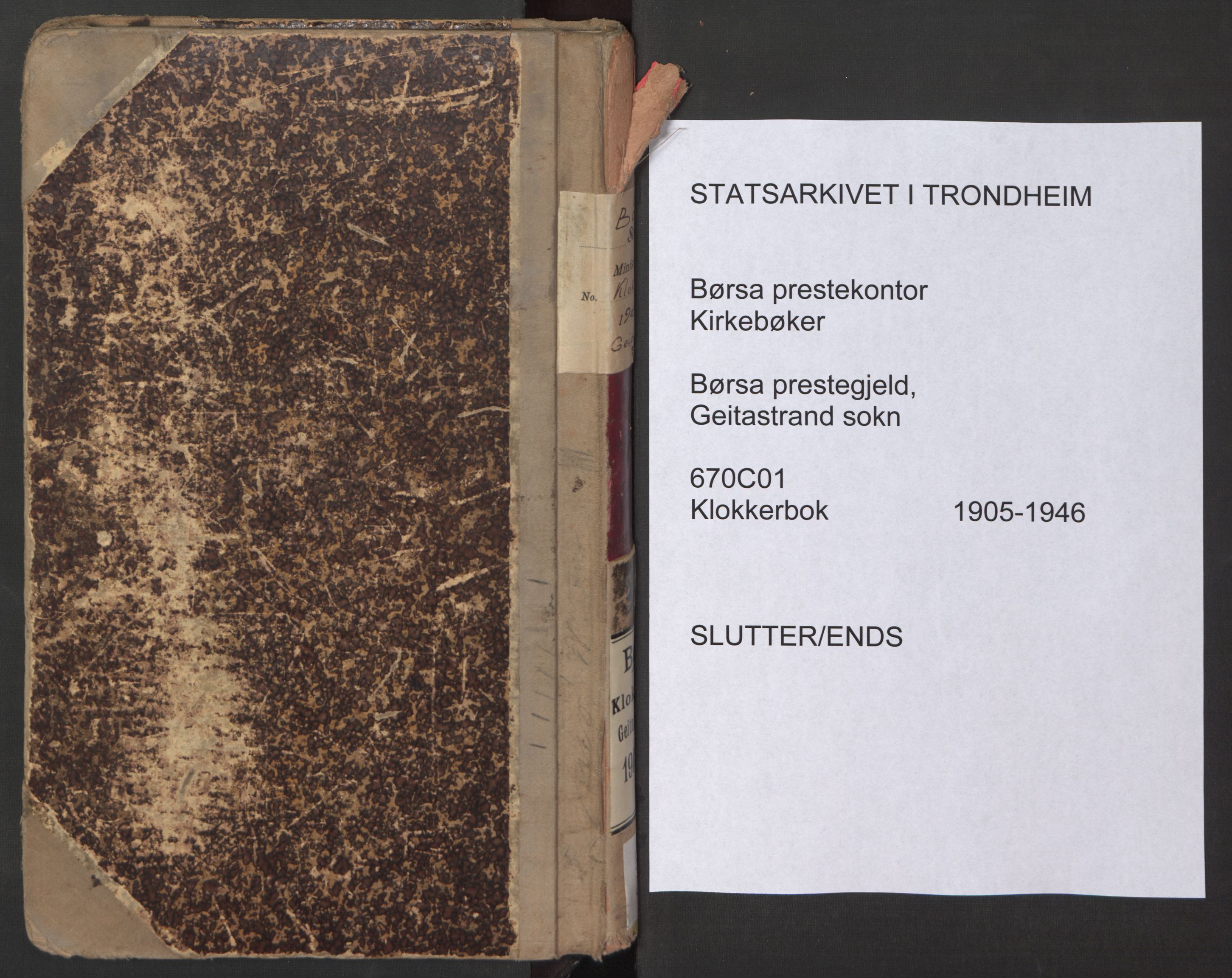 Ministerialprotokoller, klokkerbøker og fødselsregistre - Sør-Trøndelag, AV/SAT-A-1456/670/L0837: Parish register (copy) no. 670C01, 1905-1946, p. 388-389