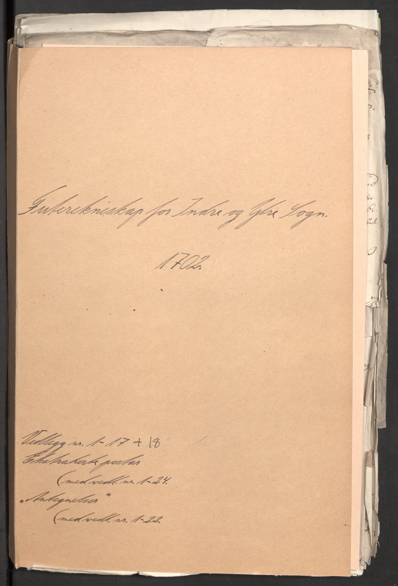 Rentekammeret inntil 1814, Reviderte regnskaper, Fogderegnskap, RA/EA-4092/R52/L3312: Fogderegnskap Sogn, 1702, p. 193
