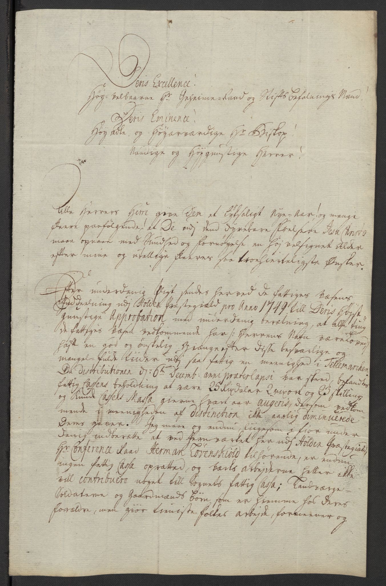 Kristiania tukthus, SAO/A-10644/A/Ad/Adb/L0011: Innkomne skriv, rapporter og regnskap, 1742-1783, p. 358