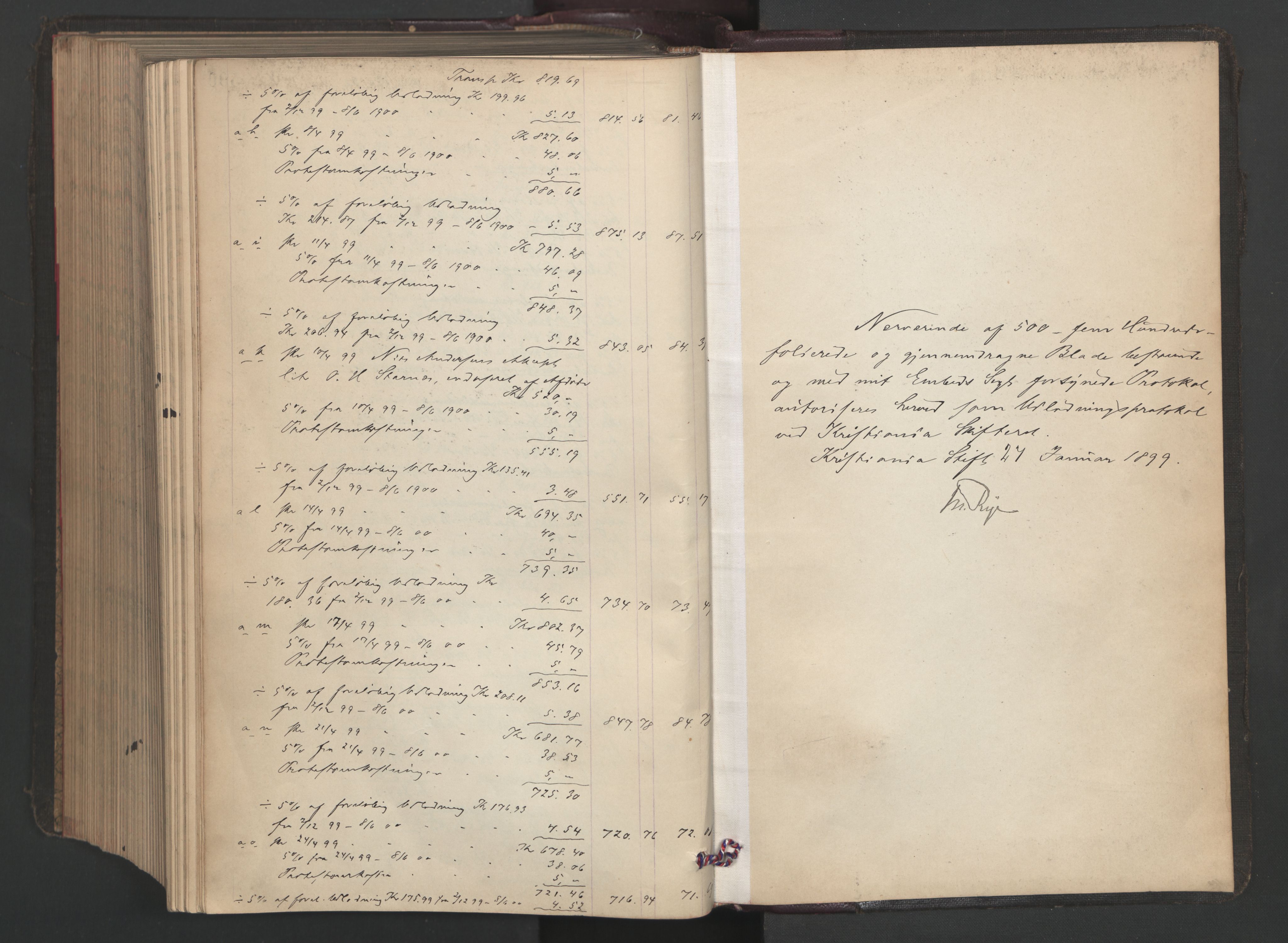 Oslo skifterett, AV/SAO-A-10383/H/Hd/Hdc/L0001: Skifteutlodningsprotokoll, 1898-1900, p. 500b