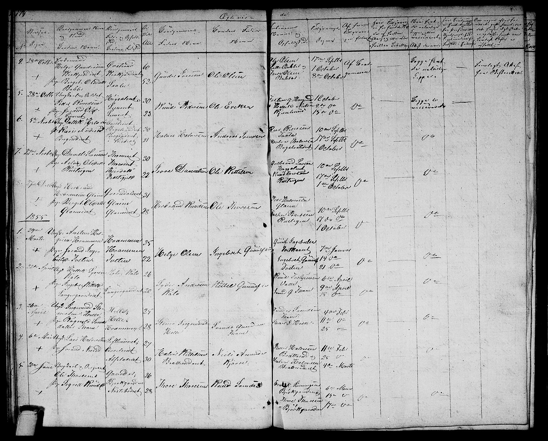 Rollag kirkebøker, SAKO/A-240/G/Gb/L0001: Parish register (copy) no. II 1, 1836-1877, p. 173
