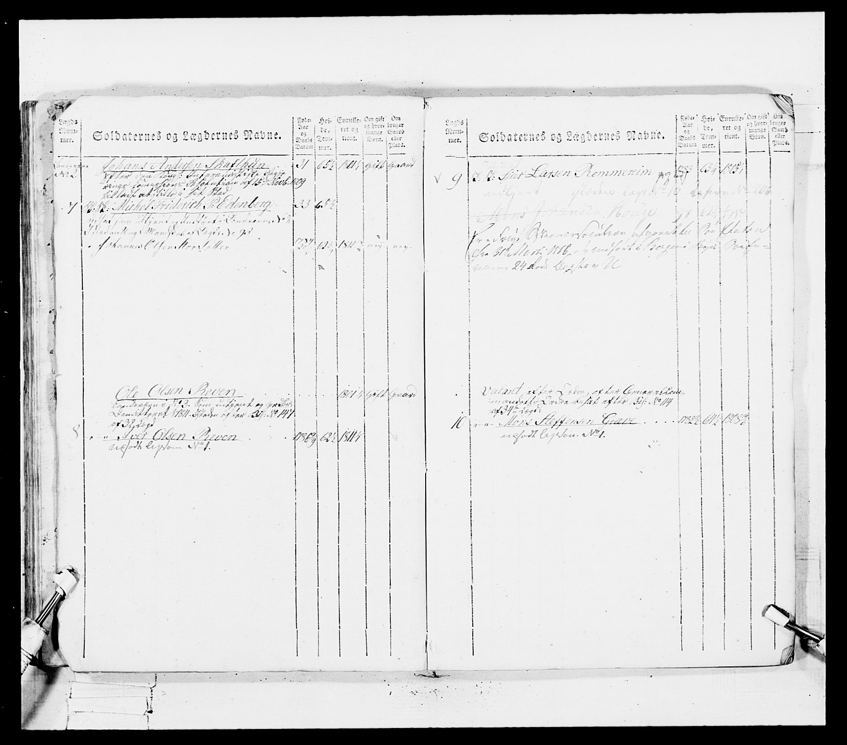 Generalitets- og kommissariatskollegiet, Det kongelige norske kommissariatskollegium, AV/RA-EA-5420/E/Eh/L0100: Bergenhusiske skarpskytterbataljon, 1812, p. 241