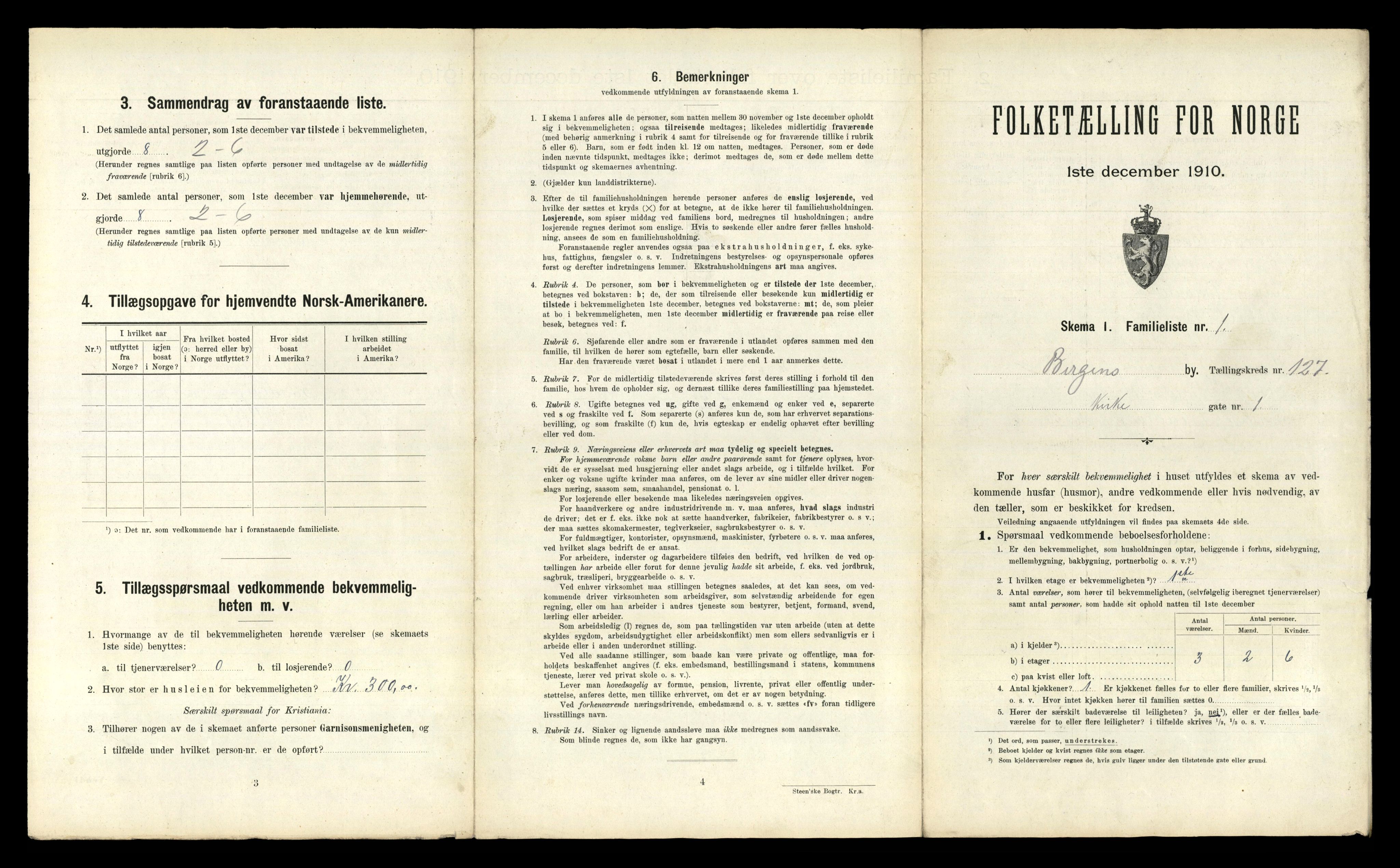 RA, 1910 census for Bergen, 1910, p. 43969