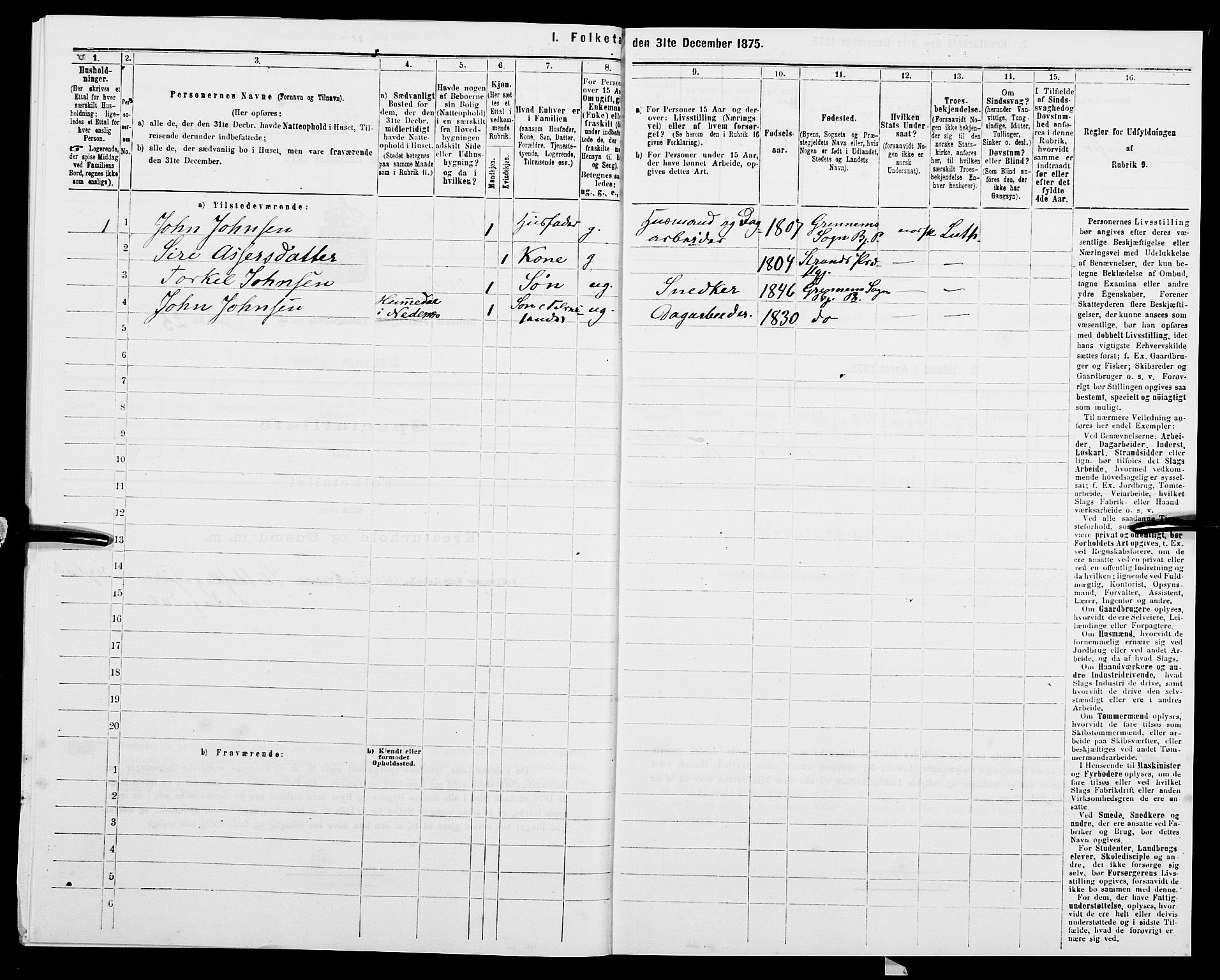 SAK, 1875 census for 1024P Bjelland, 1875, p. 559