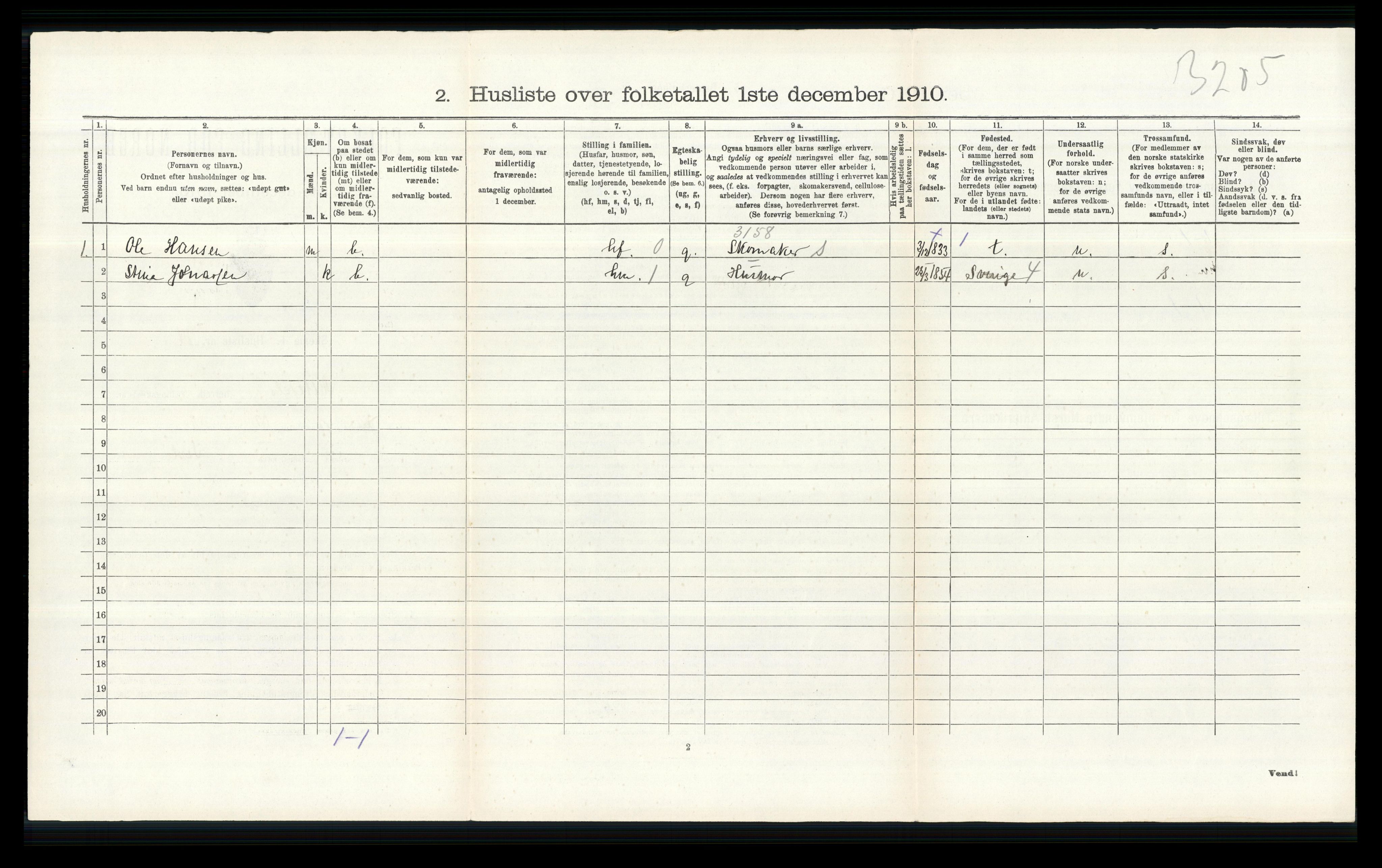 RA, 1910 census for Nittedal, 1910, p. 766