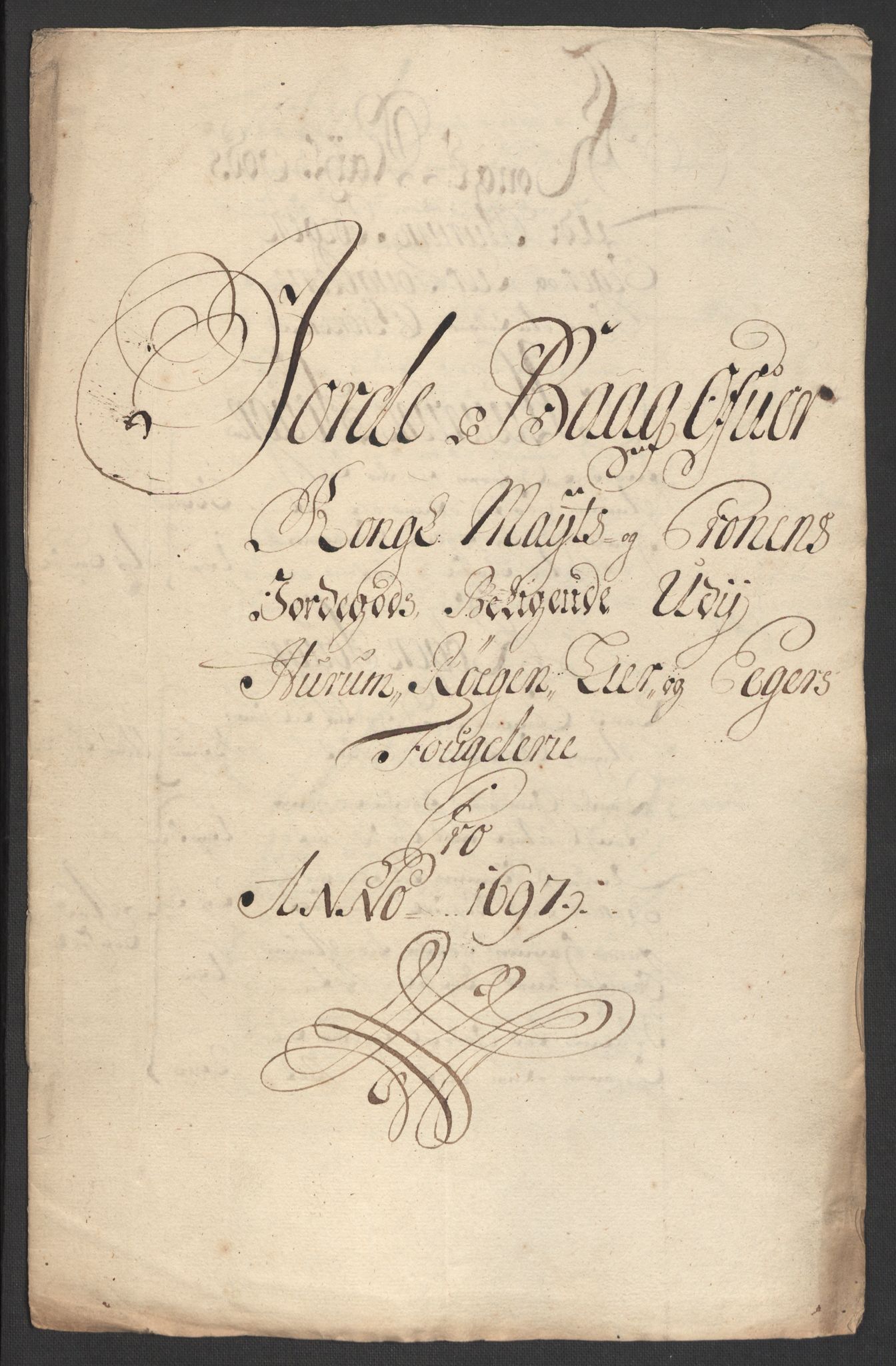 Rentekammeret inntil 1814, Reviderte regnskaper, Fogderegnskap, RA/EA-4092/R30/L1695: Fogderegnskap Hurum, Røyken, Eiker og Lier, 1697, p. 13