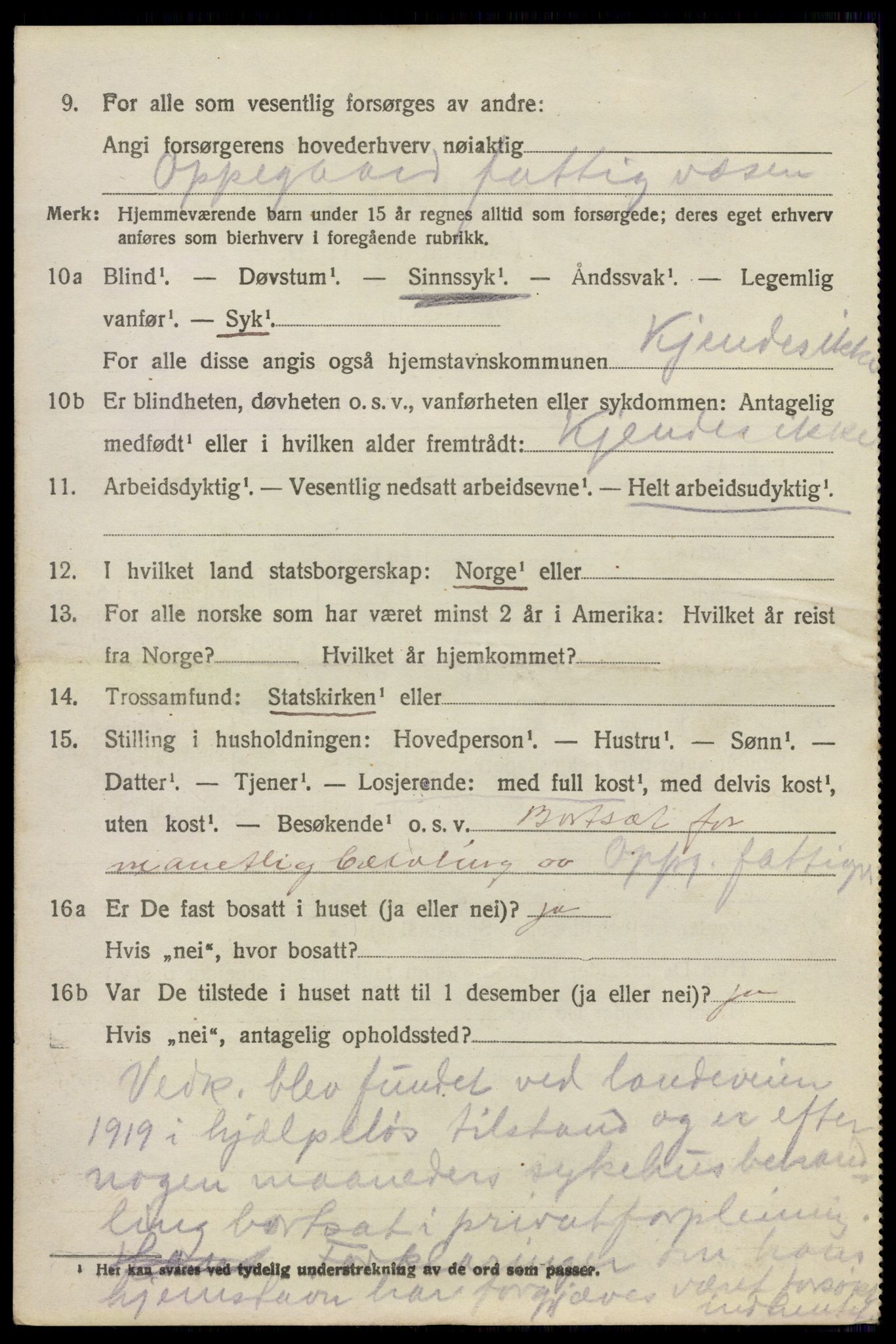 SAO, 1920 census for Oppegård, 1920, p. 1908