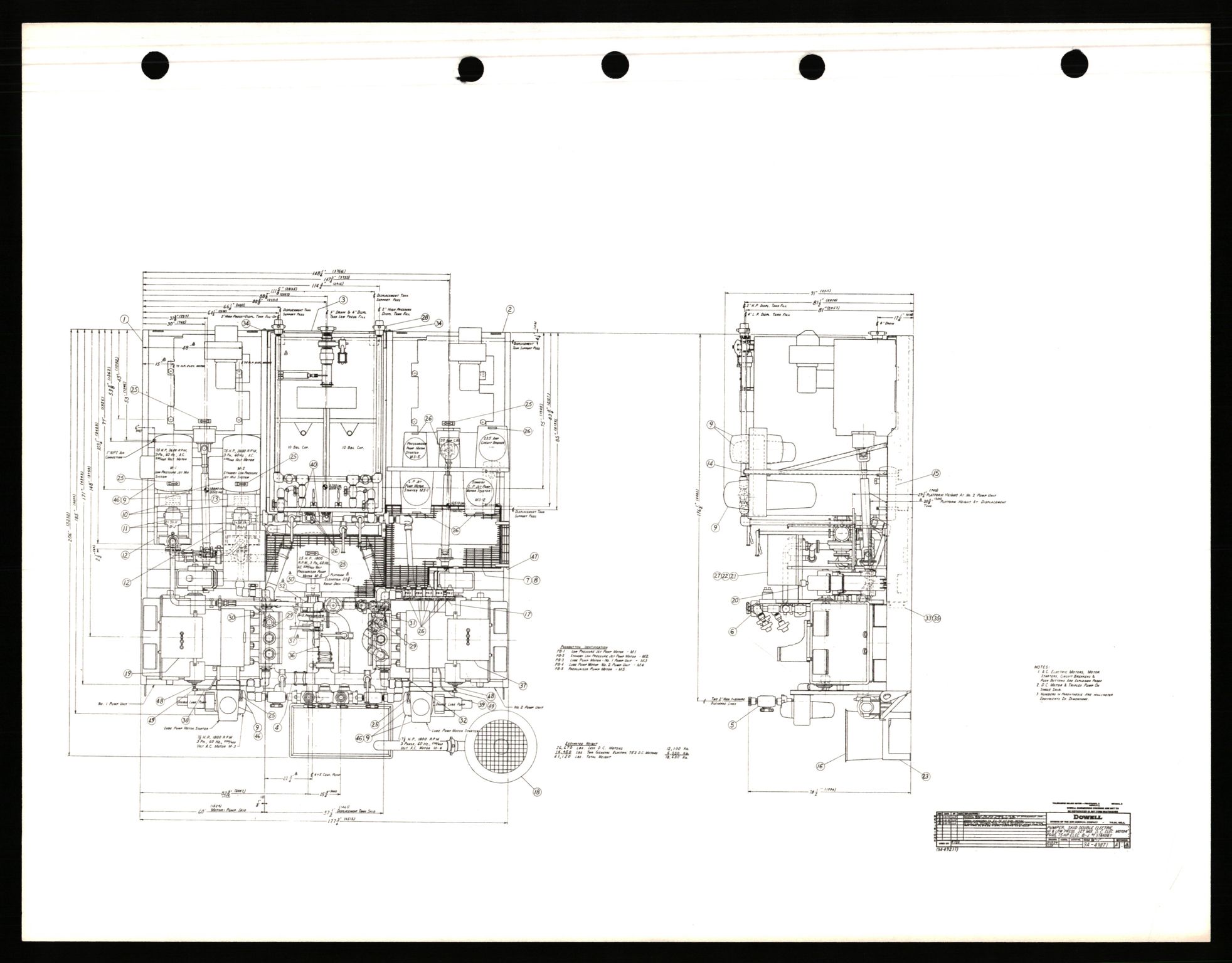 Pa 1503 - Stavanger Drilling AS, AV/SAST-A-101906/2/E/Eb/Ebb/L0008: Alexander L. Kielland plattform - Operation manual, 1976, p. 273