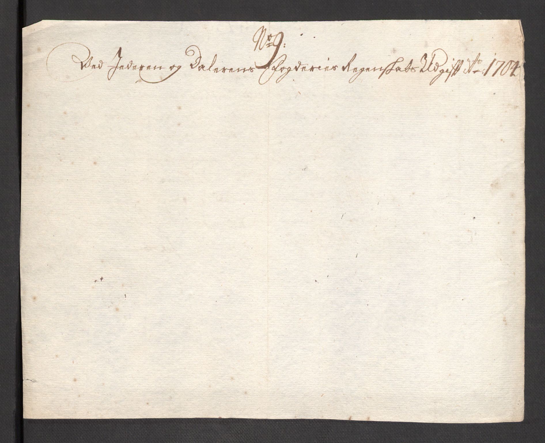 Rentekammeret inntil 1814, Reviderte regnskaper, Fogderegnskap, RA/EA-4092/R46/L2732: Fogderegnskap Jæren og Dalane, 1703-1704, p. 124