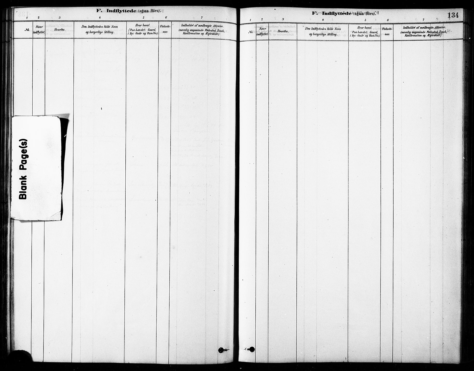 Trondenes sokneprestkontor, AV/SATØ-S-1319/H/Ha/L0015kirke: Parish register (official) no. 15, 1878-1889, p. 134