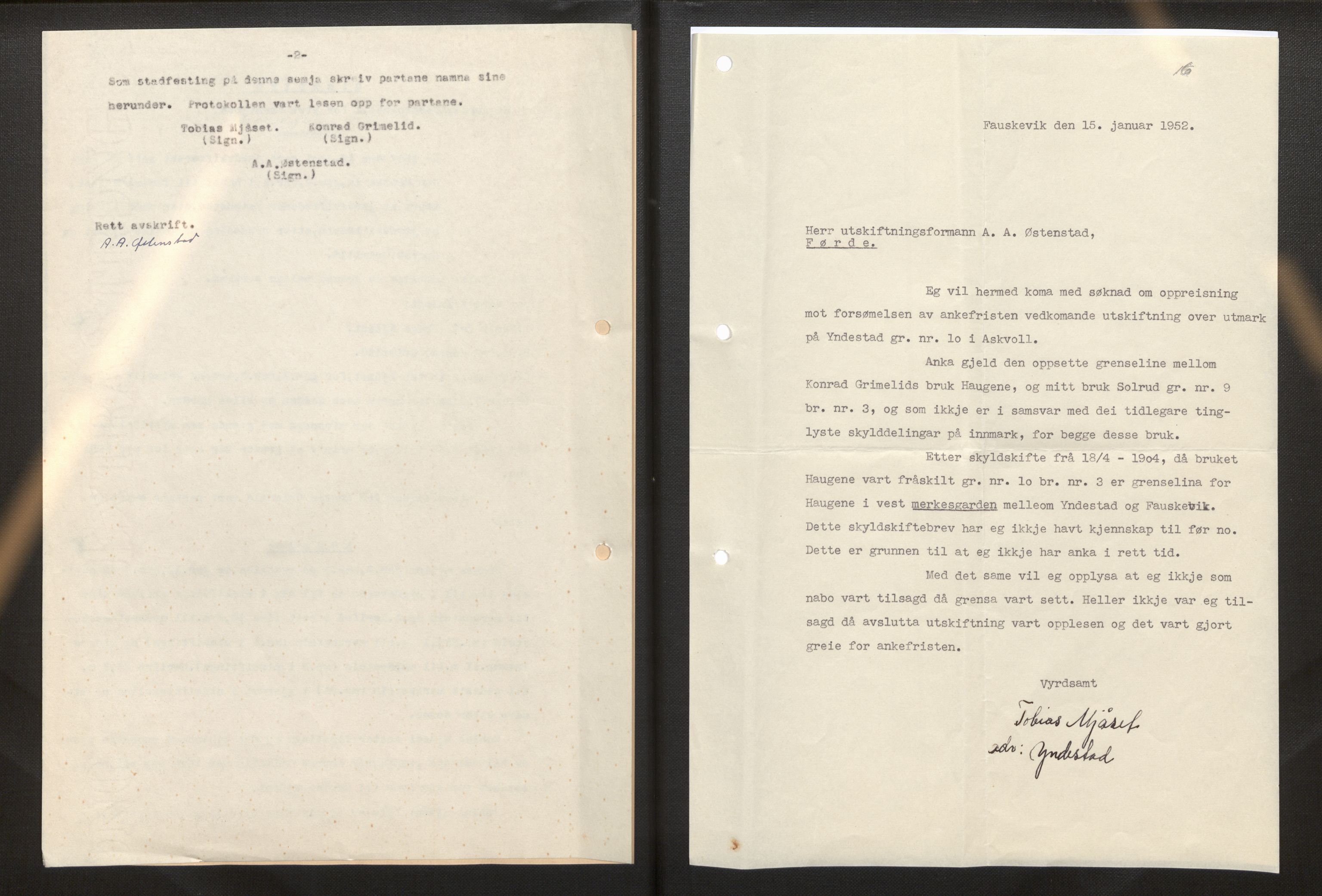 Sogn og Fjordane jordskiftedøme - III Sunnfjord jordskiftedistrikt, AV/SAB-A-6201/B/Bb/L0002: Askvoll gnr. 7-11, 1939-1952, p. 122