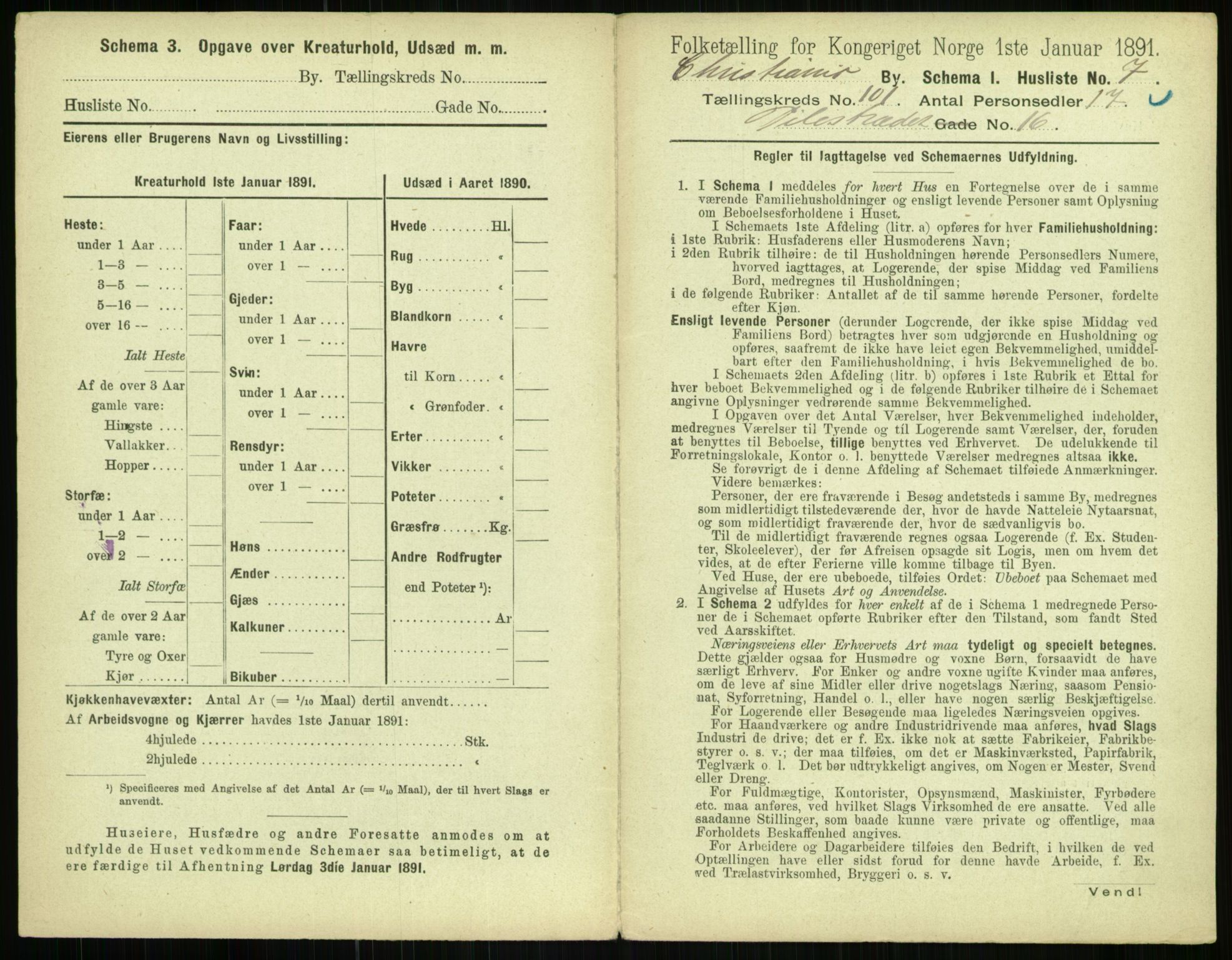 RA, 1891 census for 0301 Kristiania, 1891, p. 49973