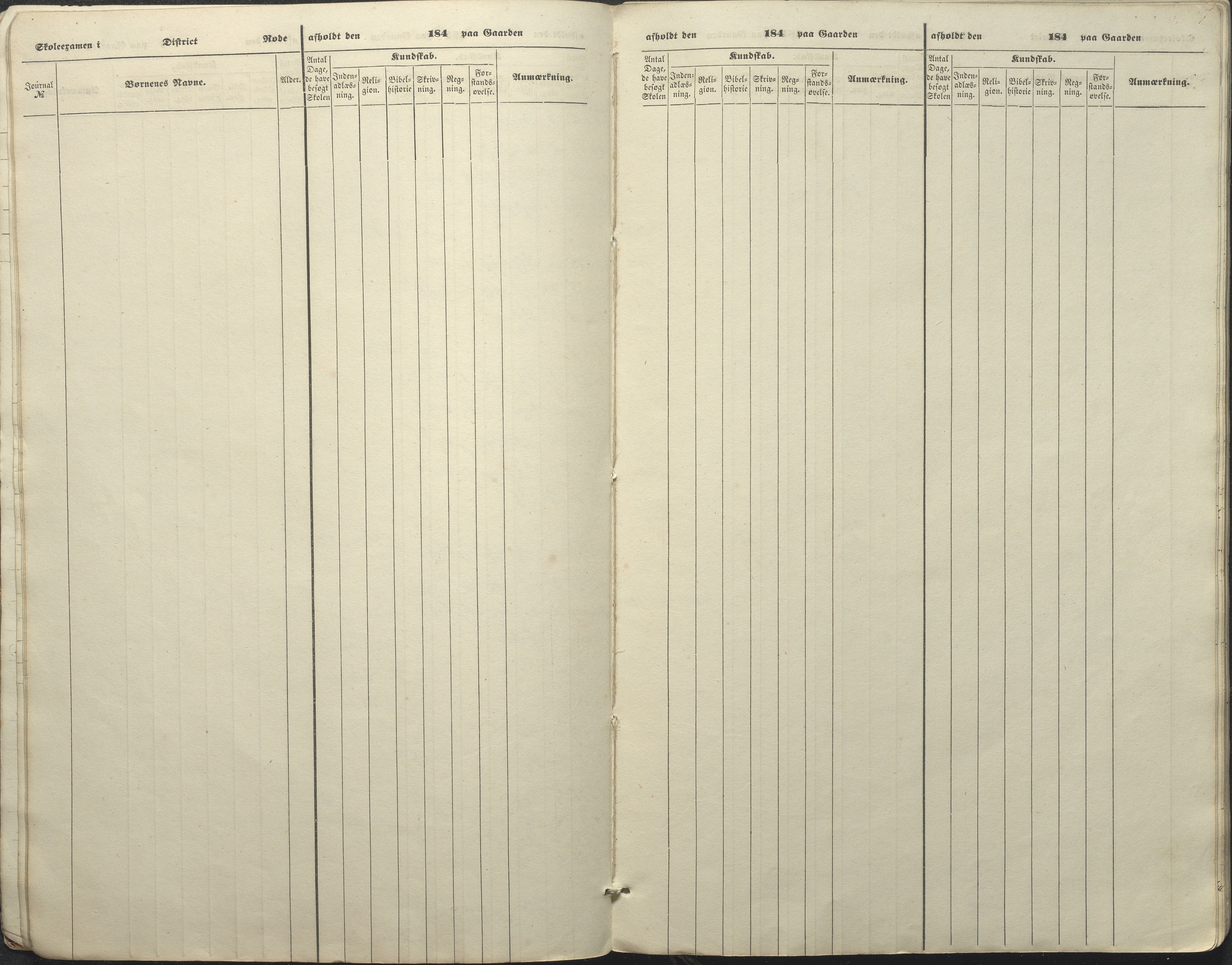 Øyestad kommune frem til 1979, AAKS/KA0920-PK/06/06A/L0045: Eksamensprotokoll, 1845-1847, p. 7