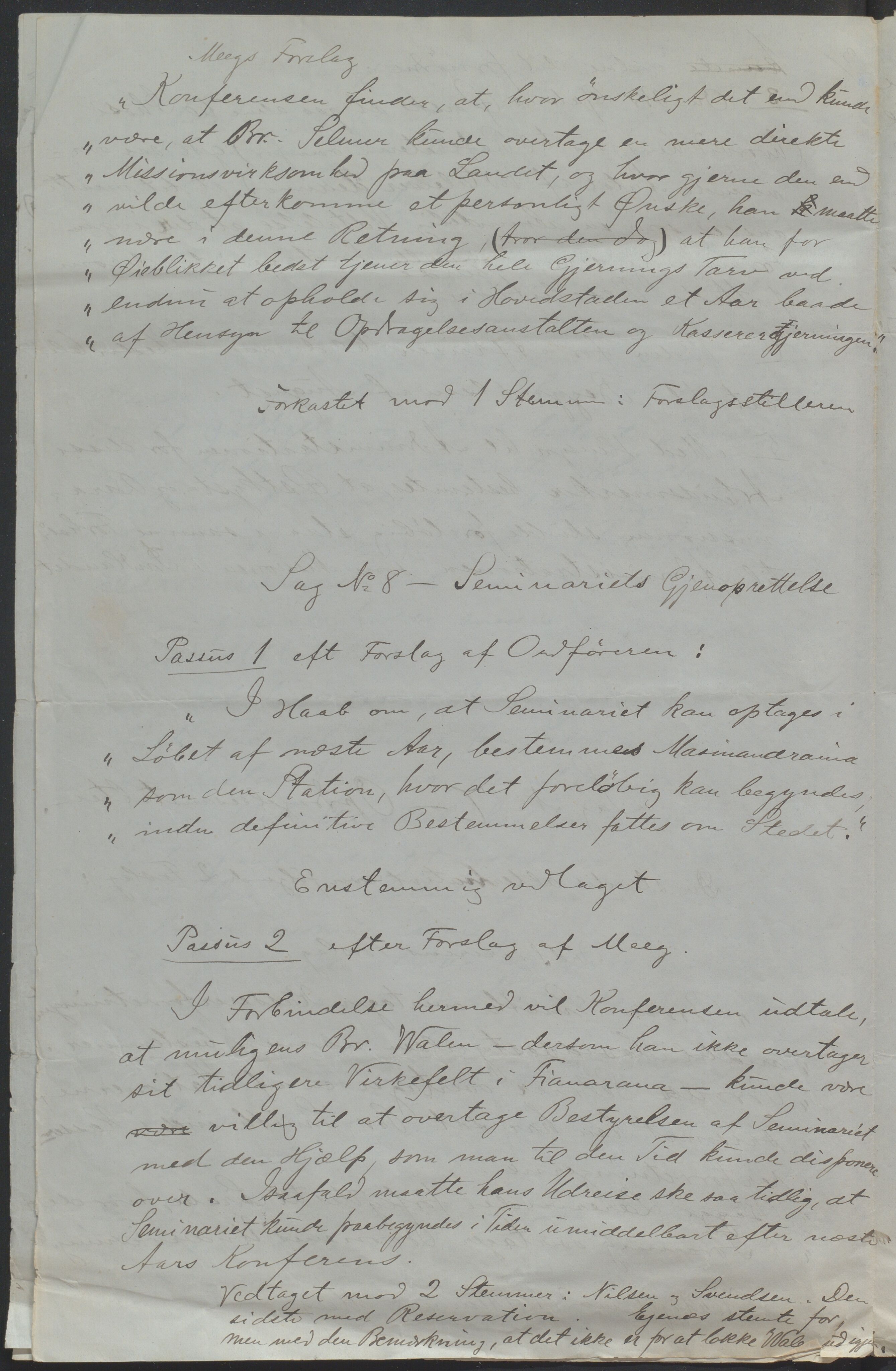 Det Norske Misjonsselskap - hovedadministrasjonen, VID/MA-A-1045/D/Da/Daa/L0037/0006: Konferansereferat og årsberetninger / Konferansereferat fra Madagaskar Innland., 1888