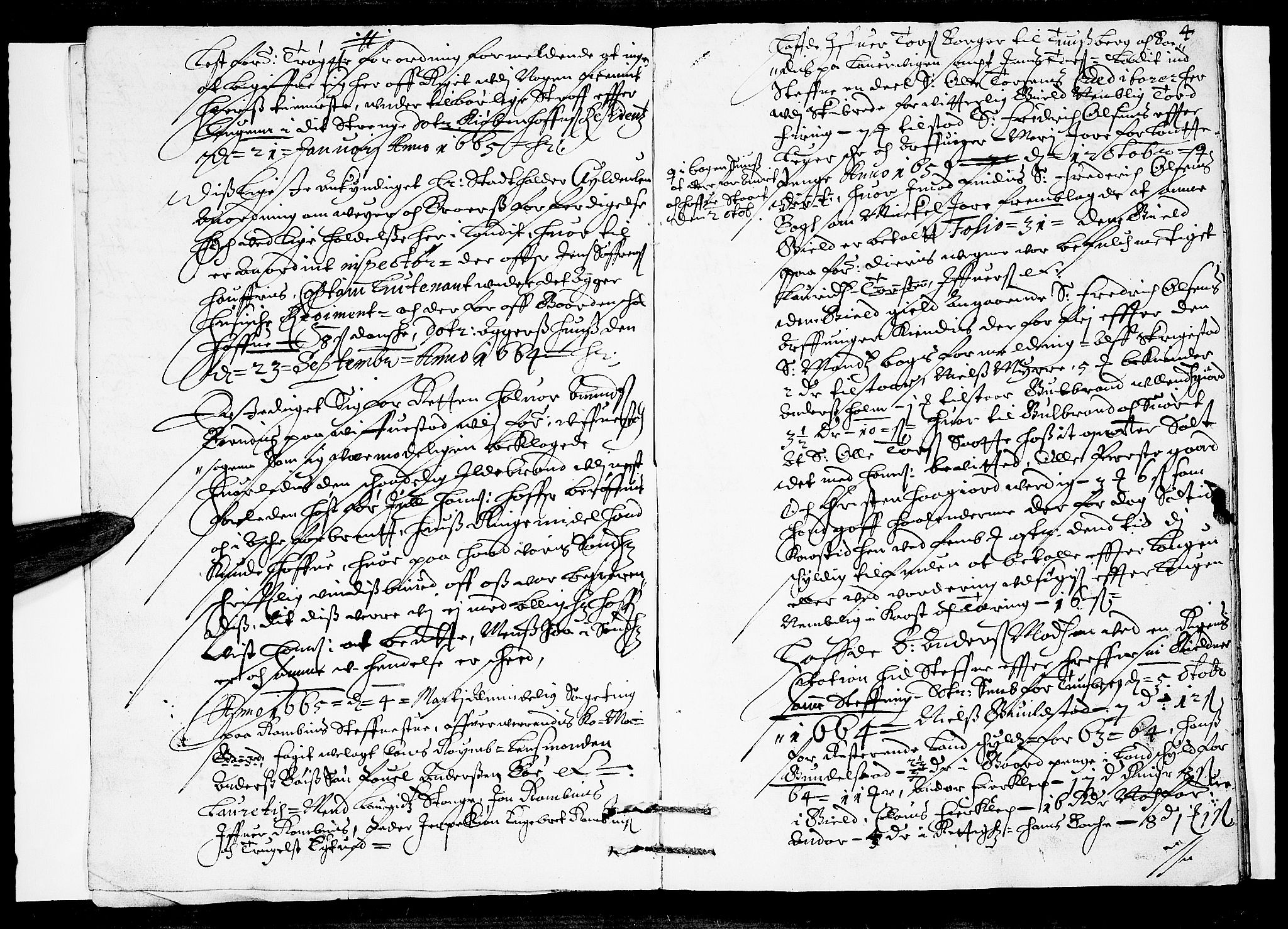 Jarlsberg-sorenskriveriene, AV/SAKO-A-79/F/Fa/L0011: Tingbok, 1665, p. 4