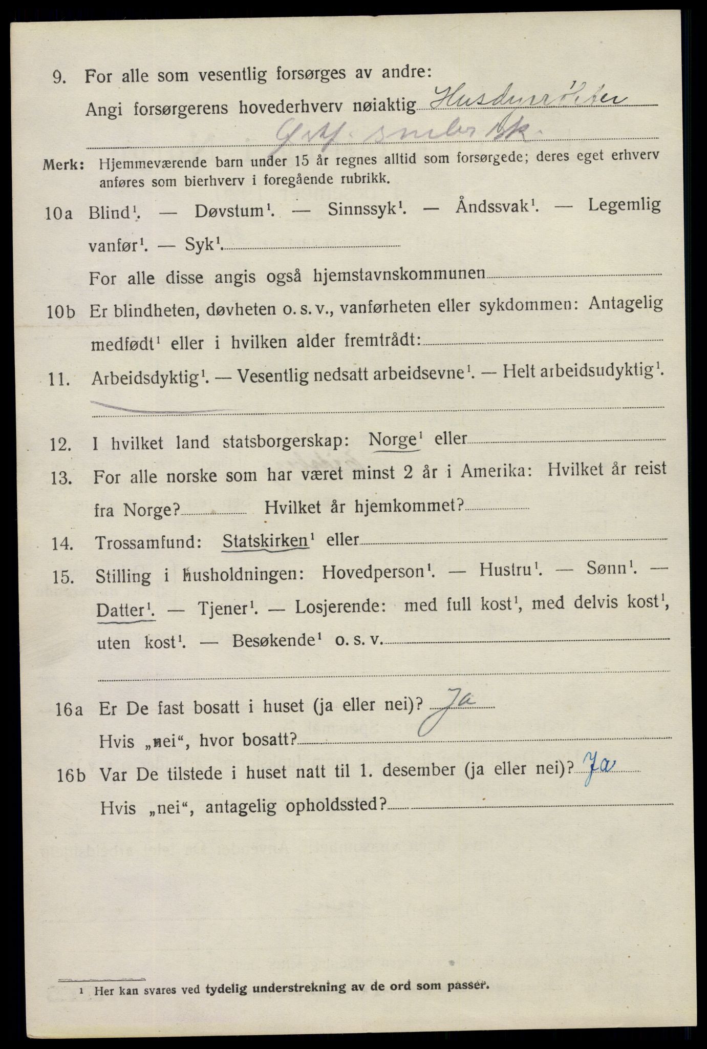 SAO, 1920 census for Eidsberg, 1920, p. 5722