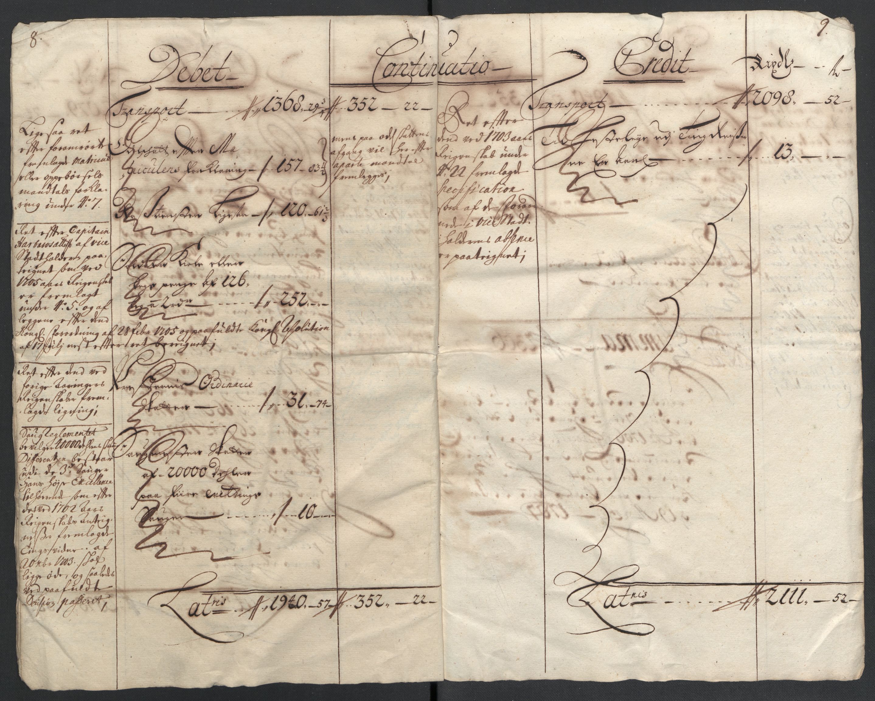 Rentekammeret inntil 1814, Reviderte regnskaper, Fogderegnskap, AV/RA-EA-4092/R24/L1583: Fogderegnskap Numedal og Sandsvær, 1705-1706, p. 220