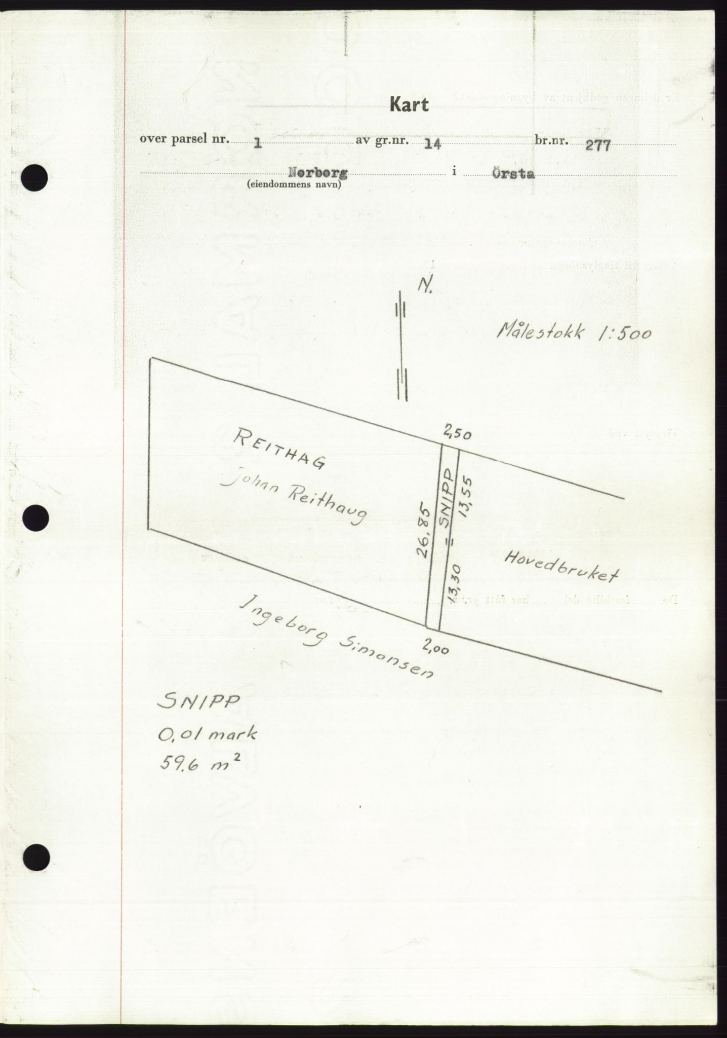 Søre Sunnmøre sorenskriveri, AV/SAT-A-4122/1/2/2C/L0086: Mortgage book no. 12A, 1949-1950, Diary no: : 520/1950