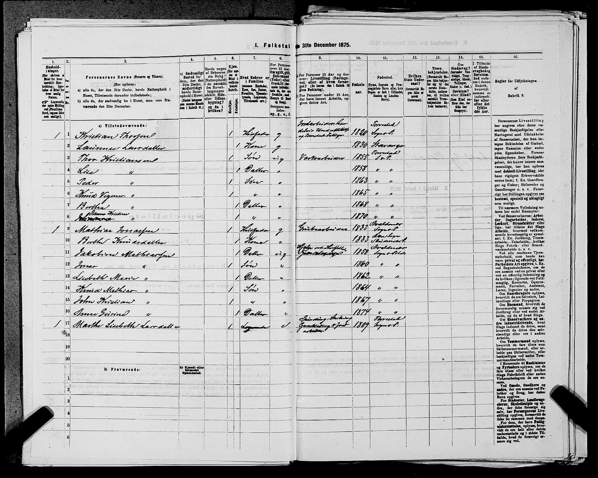 SAST, 1875 census for 1147L Avaldsnes/Avaldsnes og Kopervik, 1875, p. 729