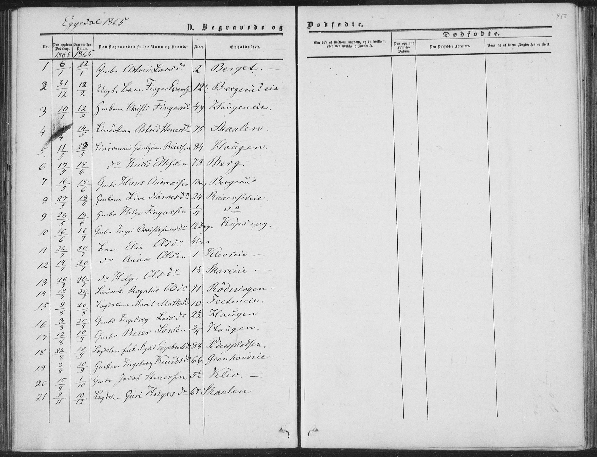 Sigdal kirkebøker, AV/SAKO-A-245/F/Fa/L0009b: Parish register (official) no. I 9B, 1860-1871, p. 456