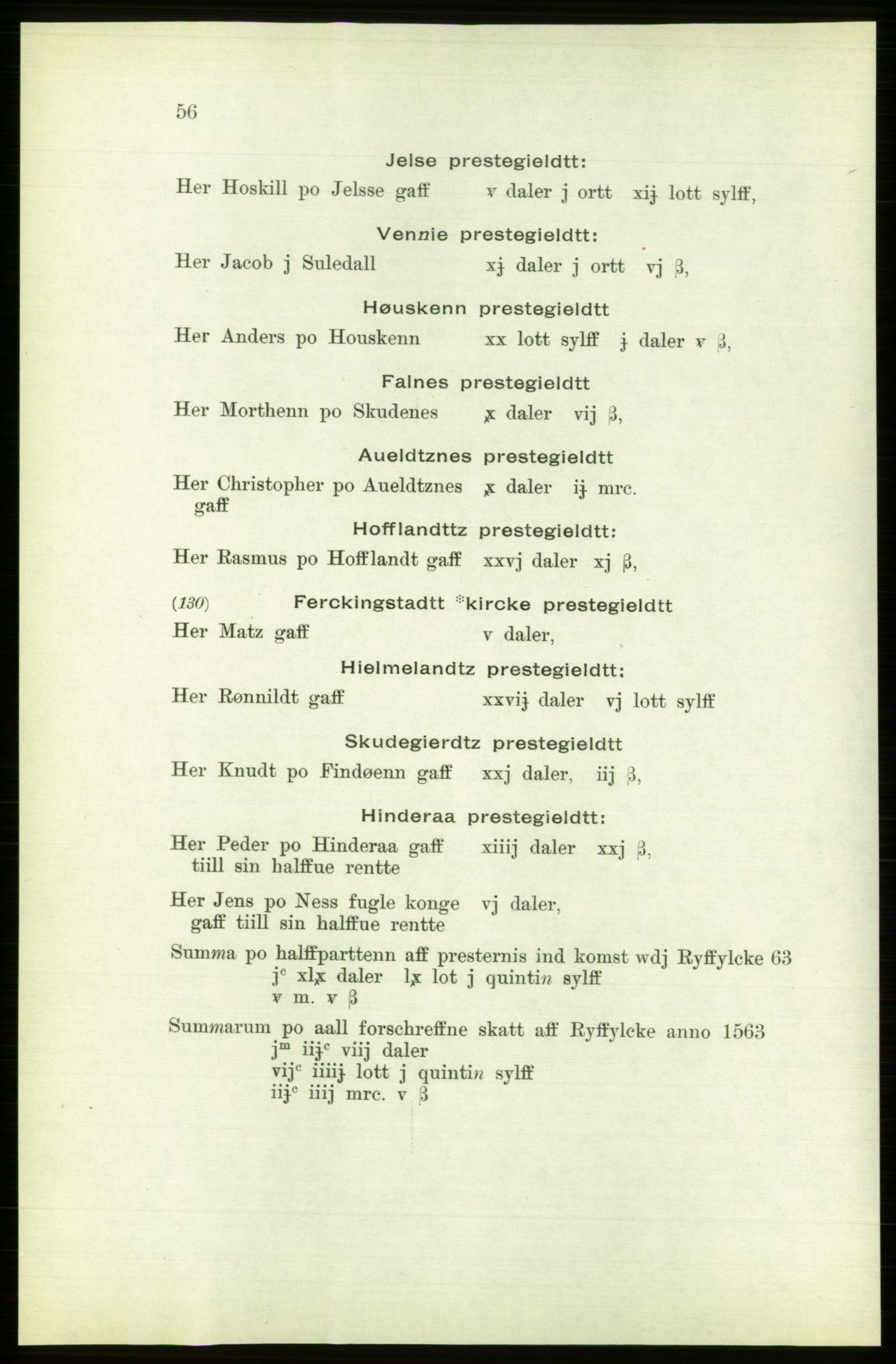 Publikasjoner utgitt av Arkivverket, PUBL/PUBL-001/C/0003: Bind 3: Skatten av Bergenhus len 1563, 1563, p. 56