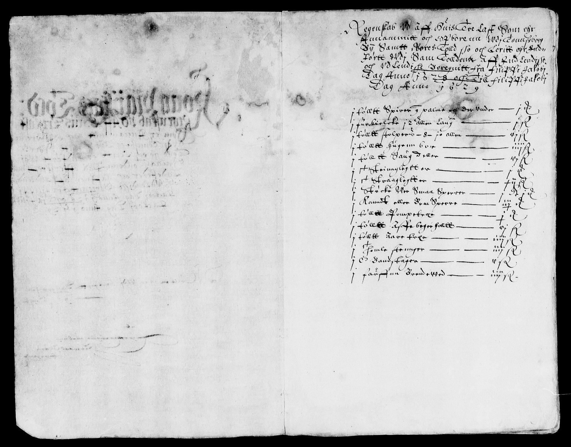 Rentekammeret inntil 1814, Reviderte regnskaper, Lensregnskaper, AV/RA-EA-5023/R/Rb/Rbo/L0009: Tønsberg len, 1627-1629