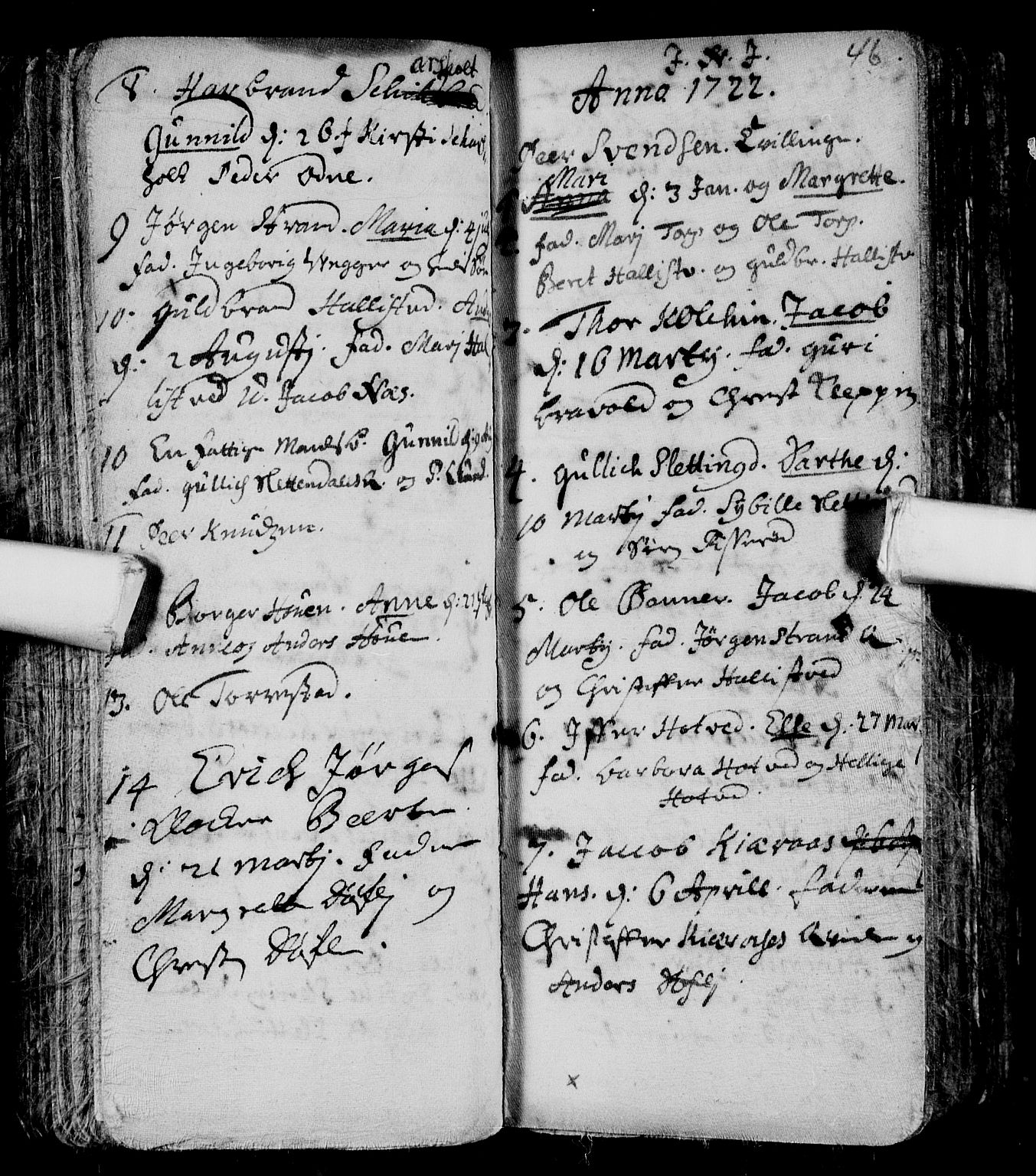 Andebu kirkebøker, SAKO/A-336/F/Fa/L0001: Parish register (official) no. 1 /1, 1623-1738, p. 46
