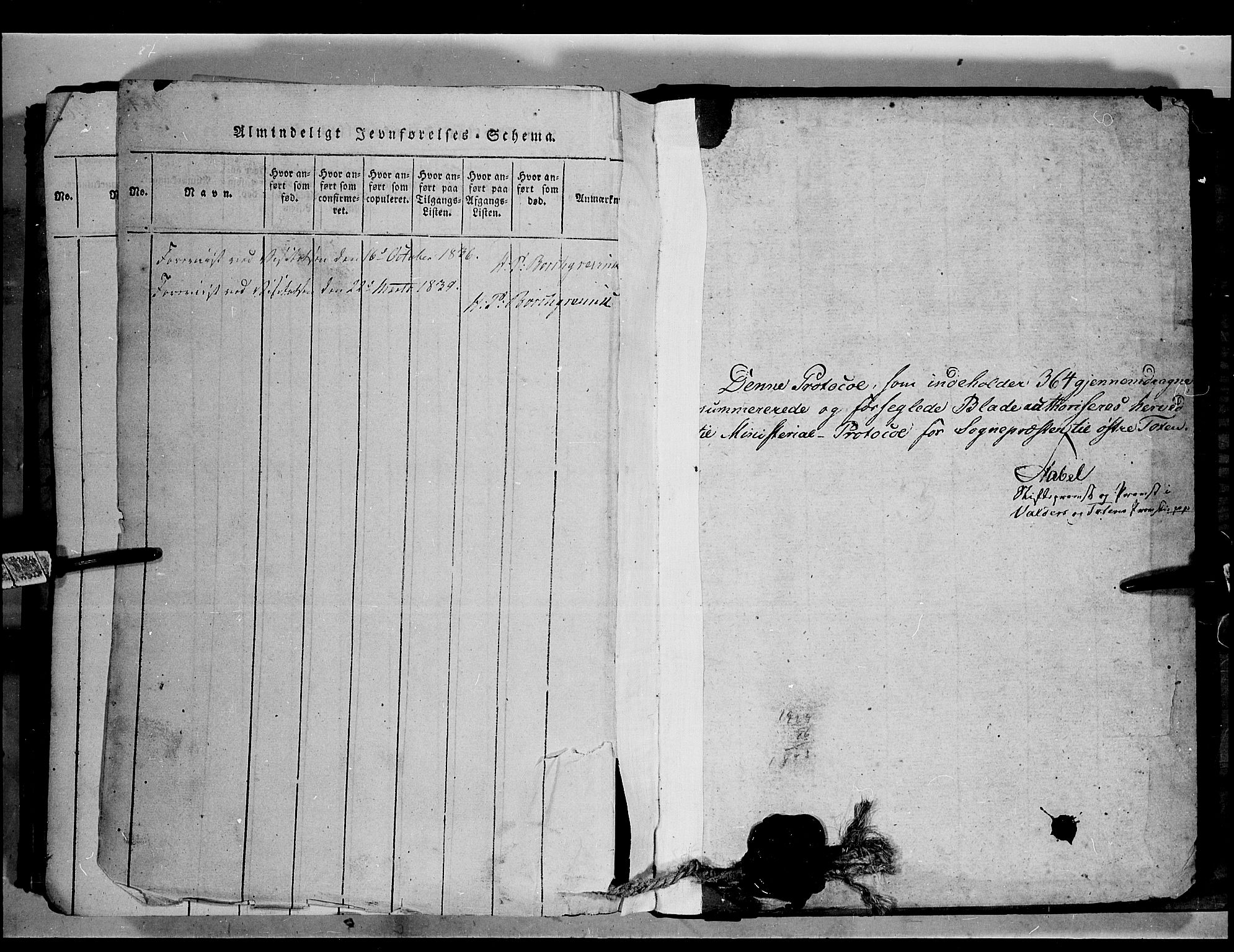 Østre Toten prestekontor, SAH/PREST-104/H/Ha/Haa/L0001: Parish register (official) no. 1, 1828-1839