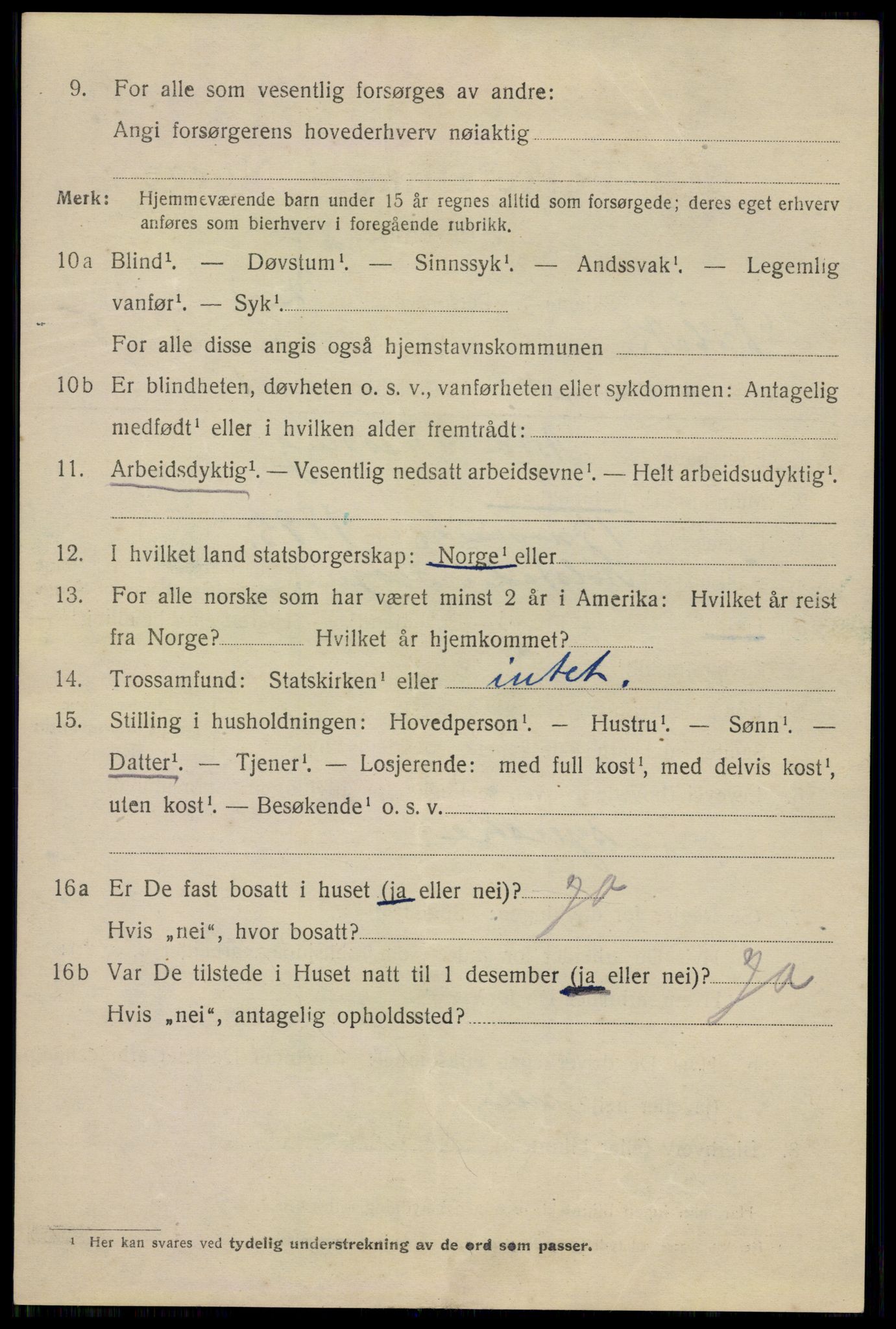 SAO, 1920 census for Drøbak, 1920, p. 4502