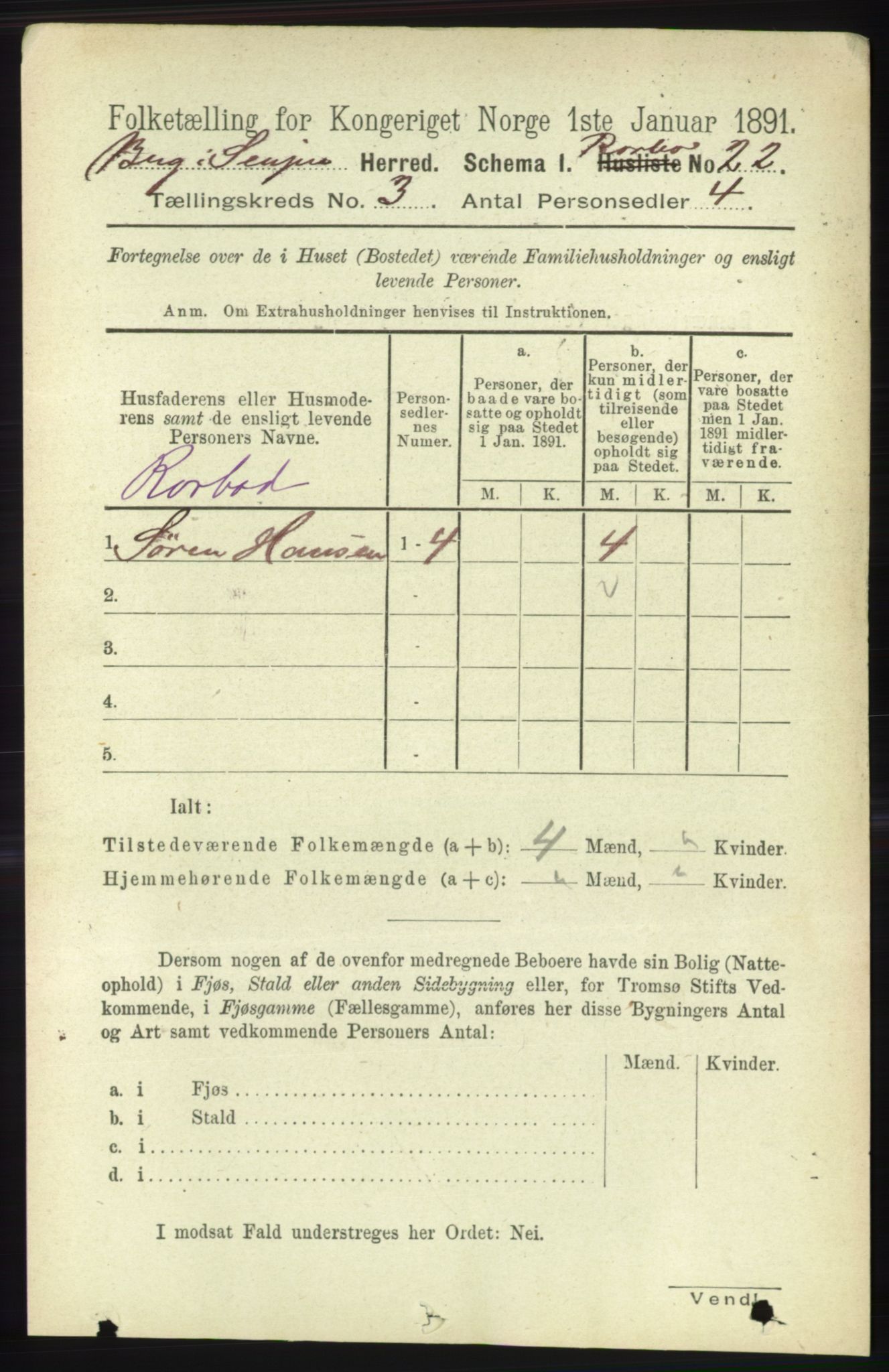 RA, 1891 census for 1929 Berg, 1891, p. 1344