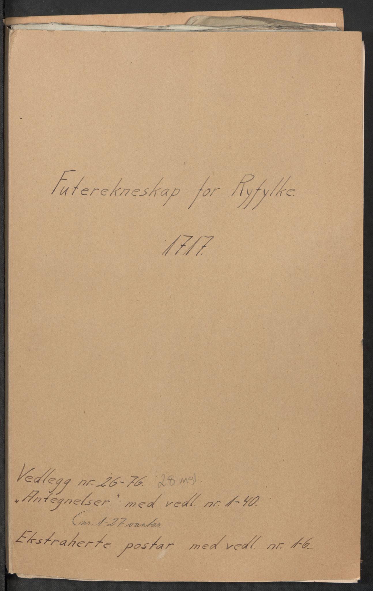 Rentekammeret inntil 1814, Reviderte regnskaper, Fogderegnskap, RA/EA-4092/R47/L2870: Fogderegnskap Ryfylke, 1717, p. 183