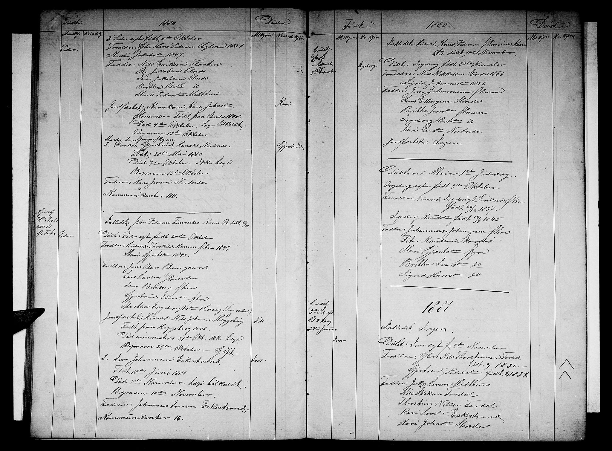 Sogndal sokneprestembete, SAB/A-81301/H/Hab/Habc/L0001: Parish register (copy) no. C 1, 1868-1883, p. 67