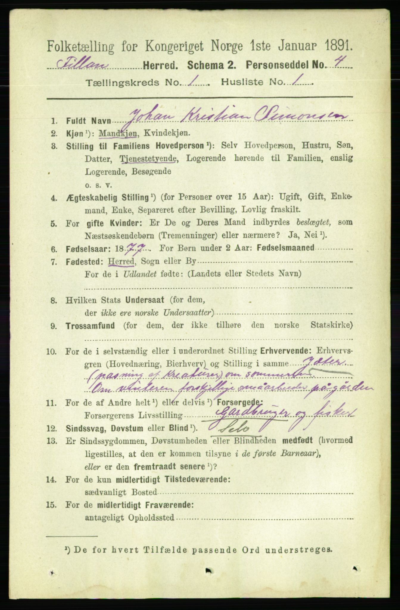 RA, 1891 census for 1616 Fillan, 1891, p. 53