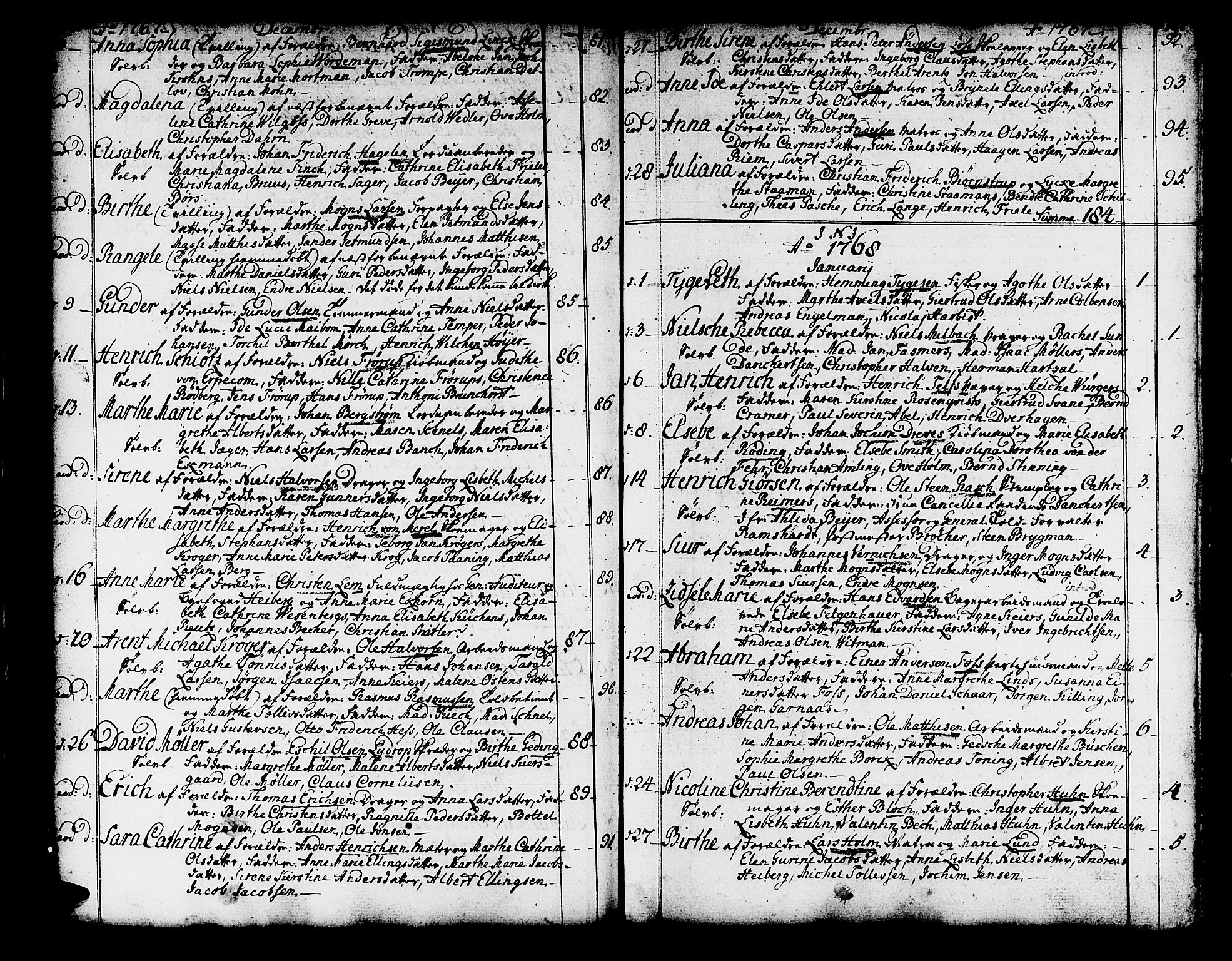 Domkirken sokneprestembete, SAB/A-74801/H/Haa/L0003: Parish register (official) no. A 3, 1758-1789, p. 120-121
