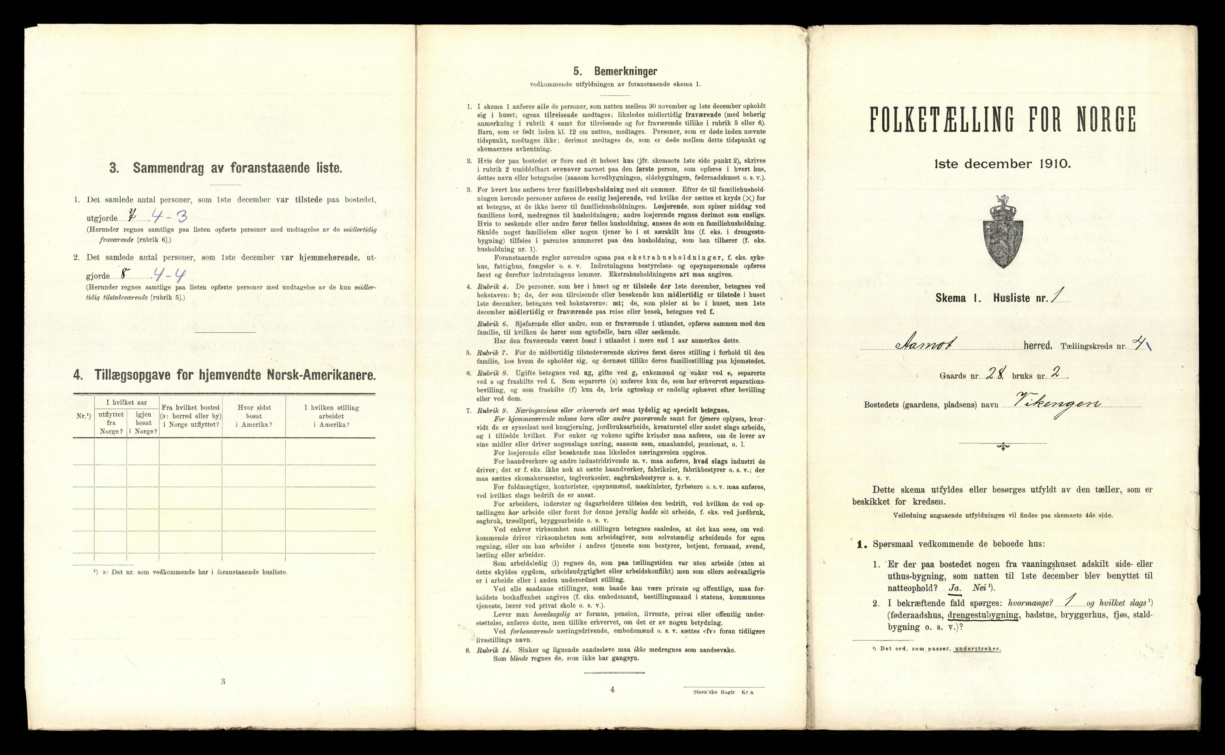 RA, 1910 census for Åmot, 1910, p. 601