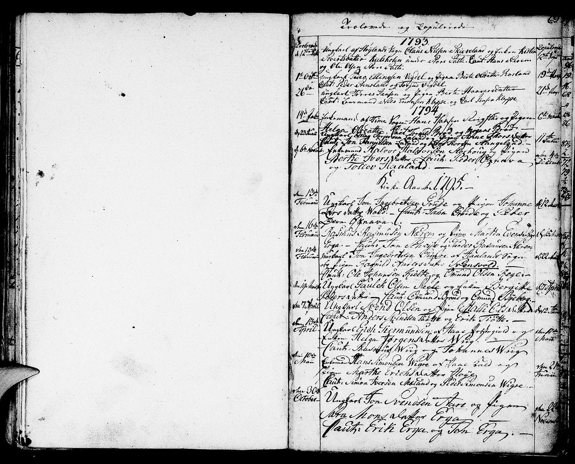 Klepp sokneprestkontor, AV/SAST-A-101803/001/3/30BA/L0001: Parish register (official) no. A 1, 1793-1819, p. 69