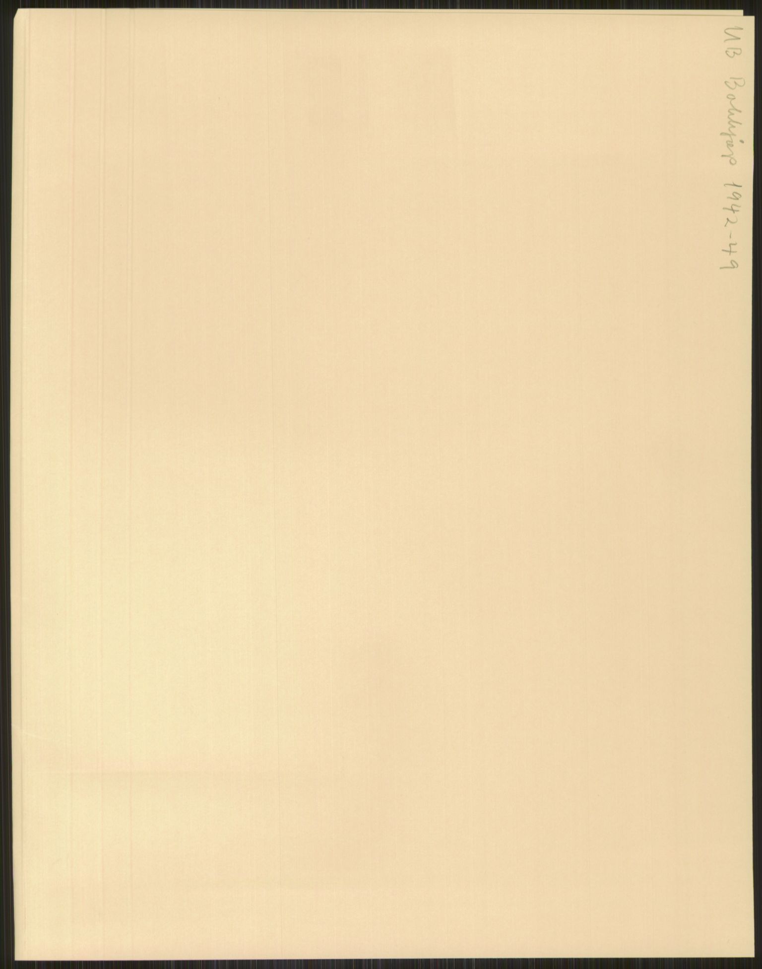 Universitetsbiblioteket i Oslo, AV/RA-S-4102/E/Ea/L0001: --, 1918-1956, p. 1