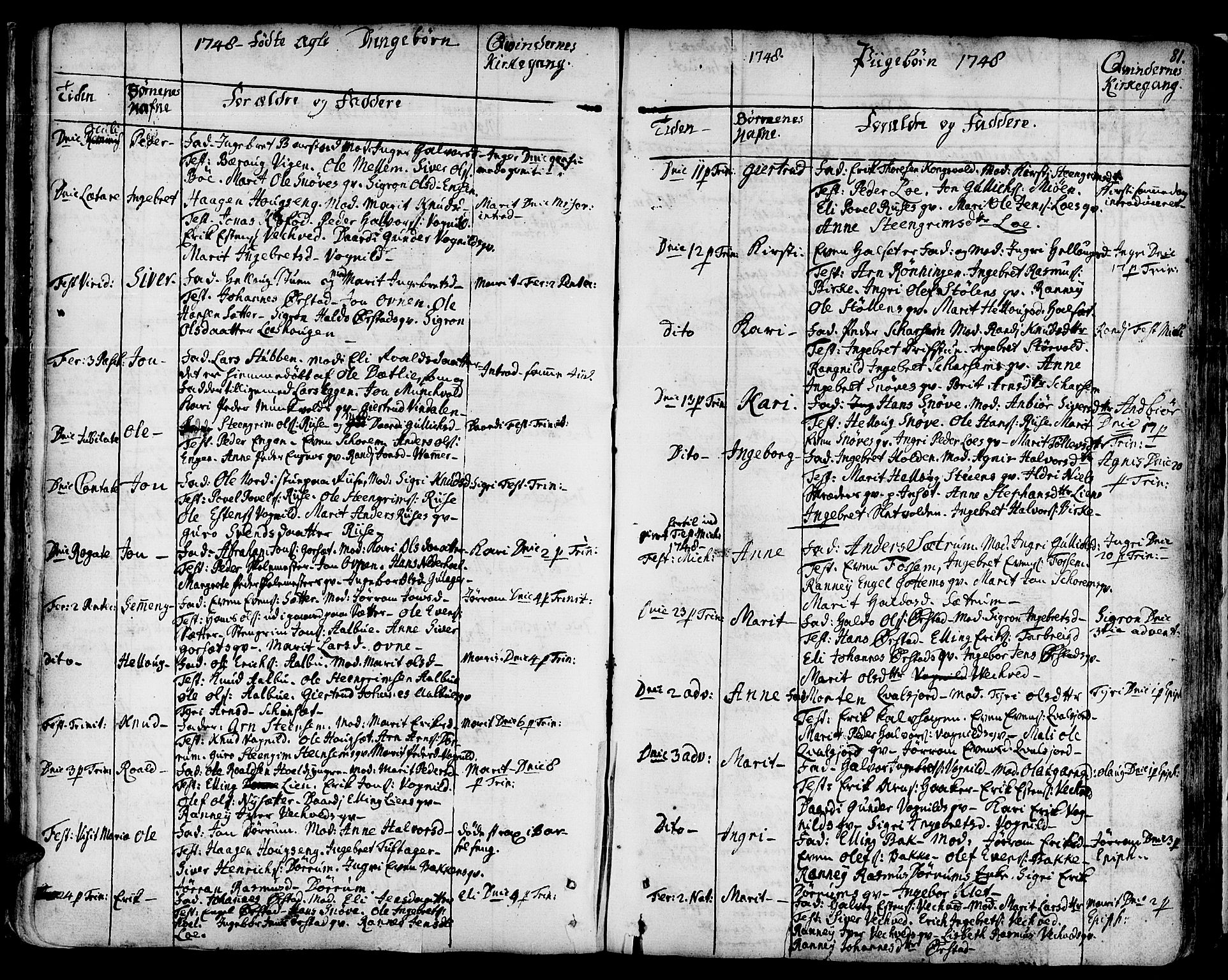Ministerialprotokoller, klokkerbøker og fødselsregistre - Sør-Trøndelag, SAT/A-1456/678/L0891: Parish register (official) no. 678A01, 1739-1780, p. 81
