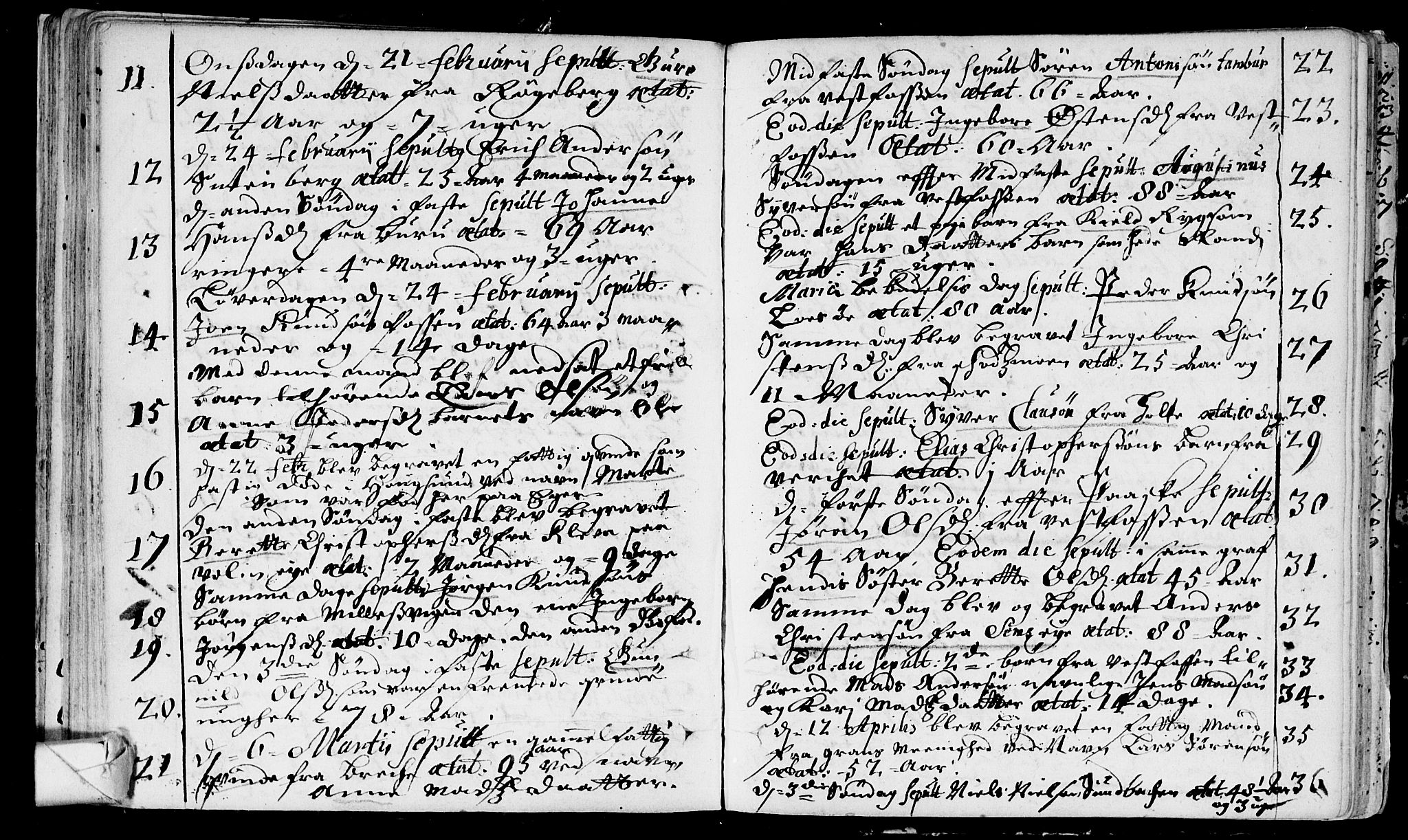 Eiker kirkebøker, AV/SAKO-A-4/F/Fa/L0006: Parish register (official) no. I 6 /1, 1705-1733