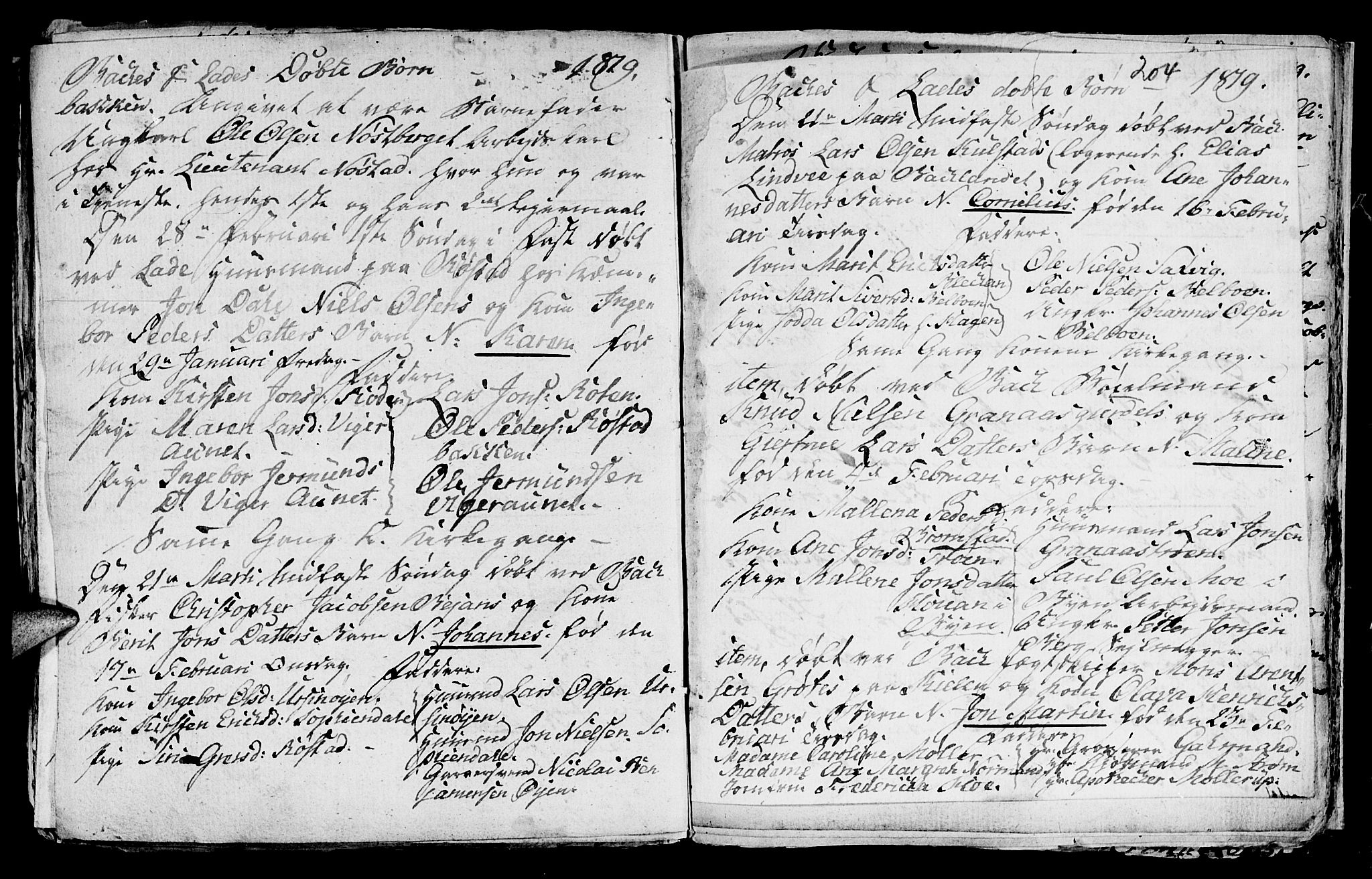 Ministerialprotokoller, klokkerbøker og fødselsregistre - Sør-Trøndelag, AV/SAT-A-1456/604/L0218: Parish register (copy) no. 604C01, 1754-1819, p. 204